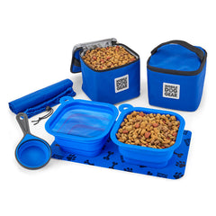 Mobile Dog Gear Dine Away® Food Set, Large, Black