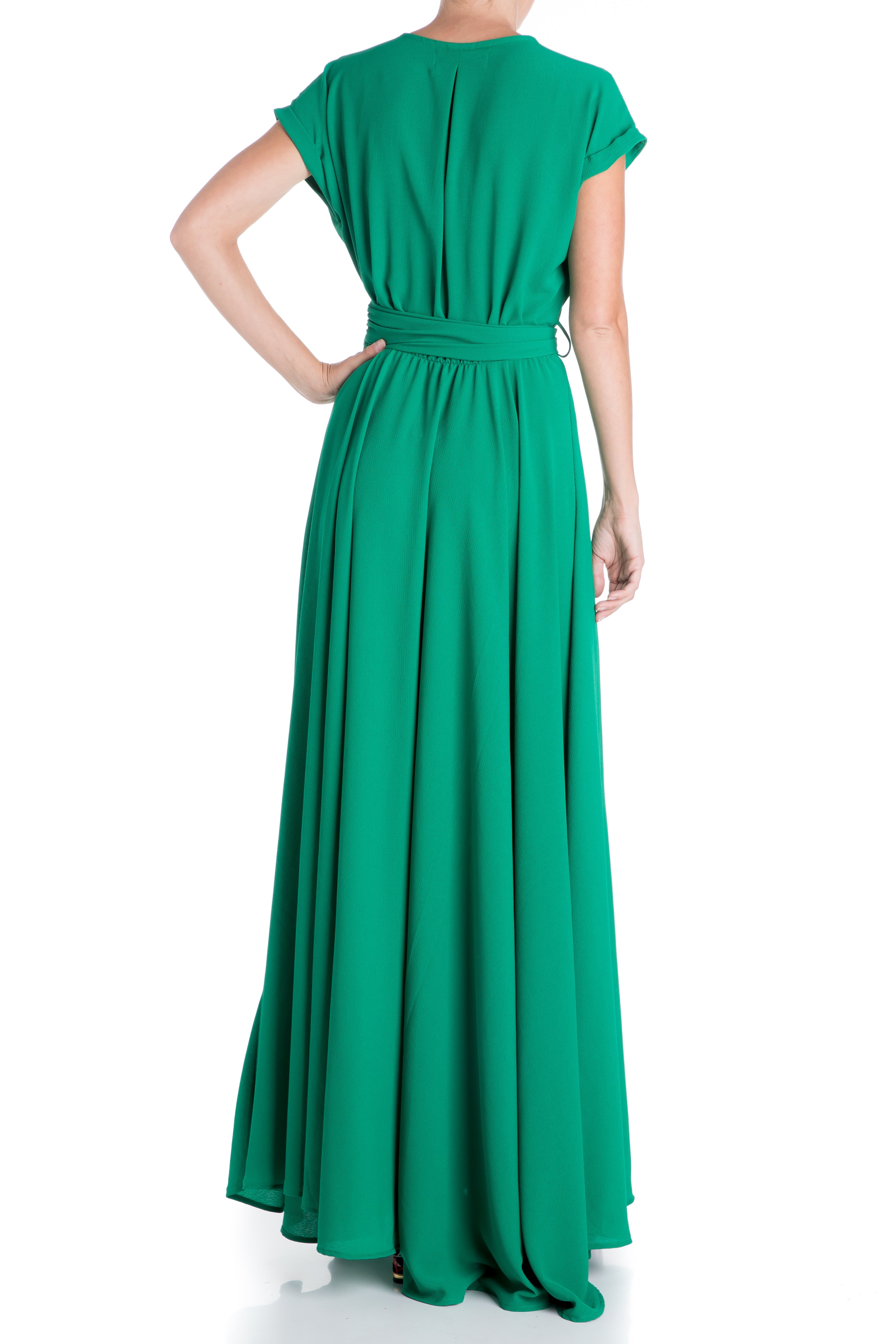  Meghan Los Angeles Jasmine Maxi Dress - Emerald - Bonton