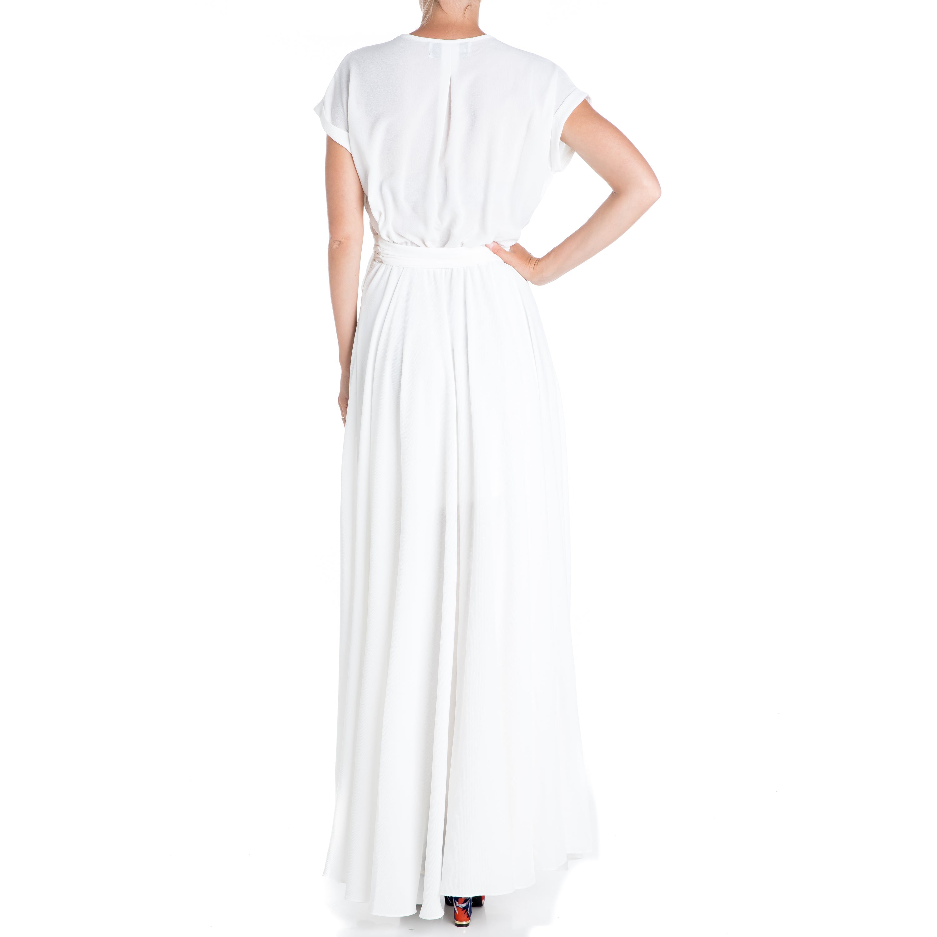  Meghan Los Angeles Jasmine Maxi Dress - Ivory - Bonton