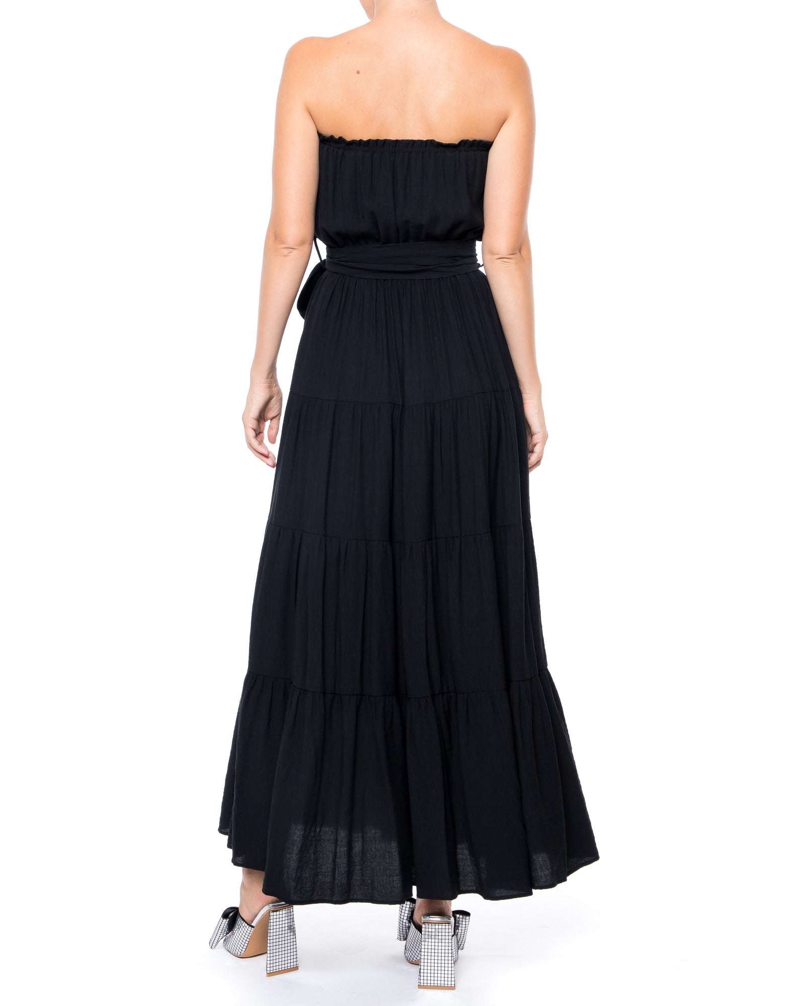  Meghan Los Angeles Makena Maxi Dress - Black - Bonton