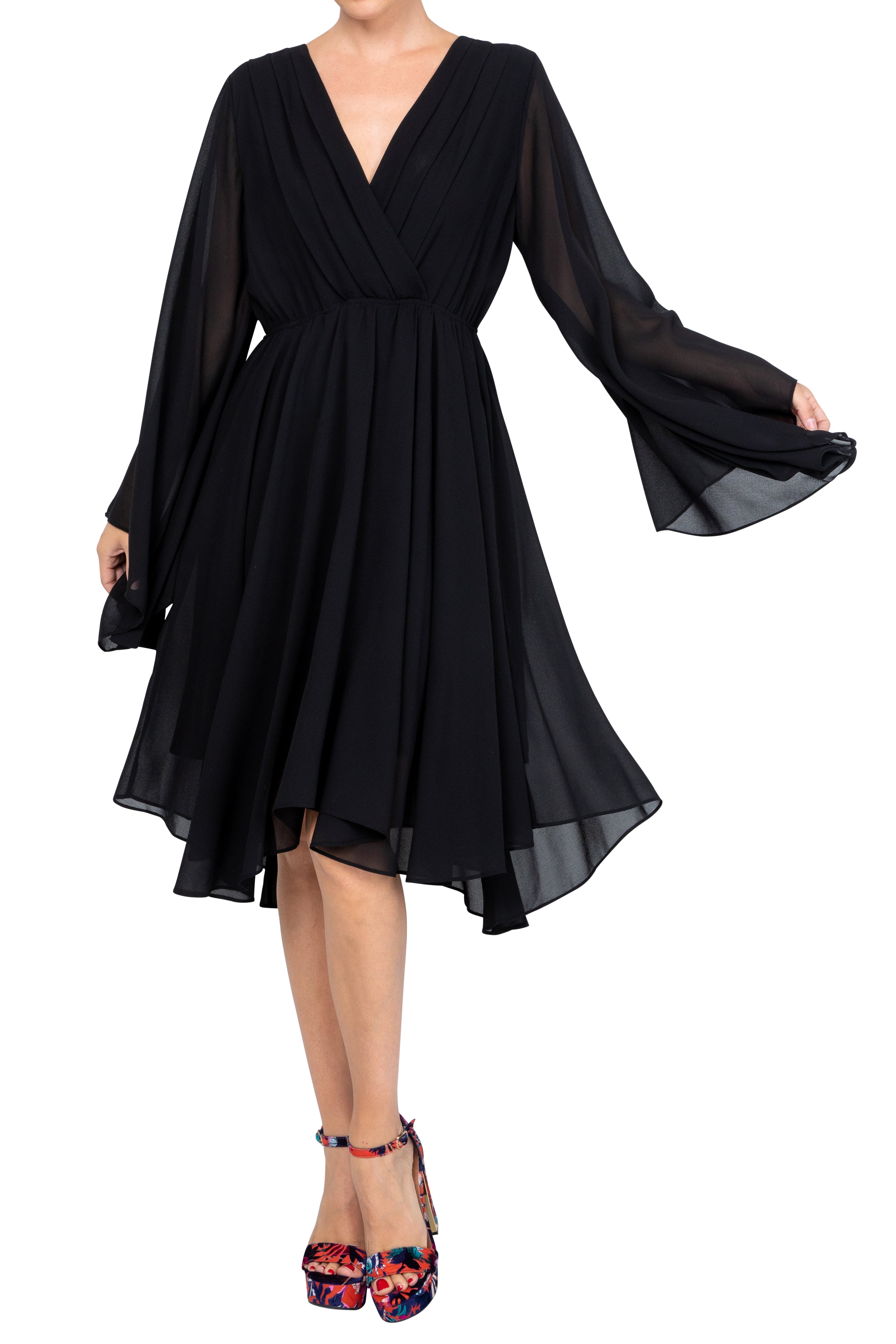  Meghan Los Angeles Meghan Sunset Dress - Black - Bonton