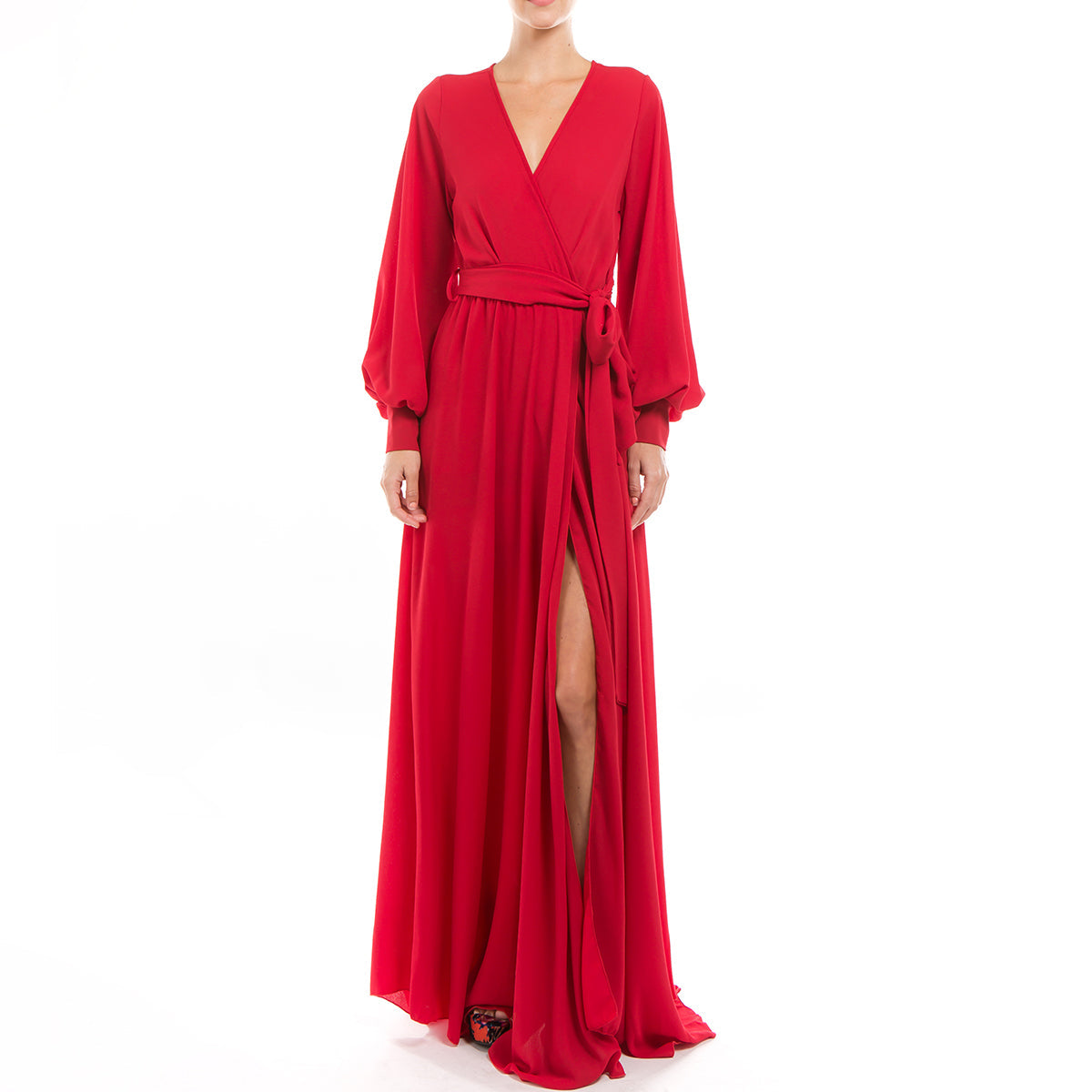  Meghan Los Angeles Venus Maxi Dress - Cherry - Bonton