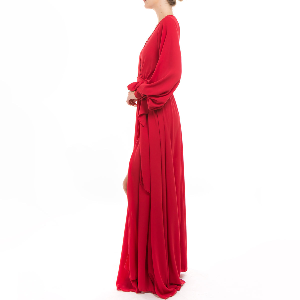  Meghan Los Angeles Venus Maxi Dress - Cherry - Bonton