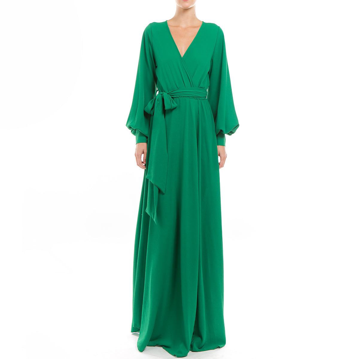  Meghan Los Angeles Venus Maxi Dress - Emerald - Bonton