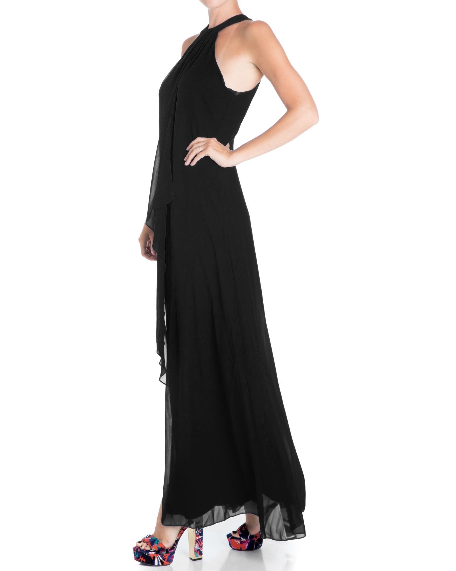  Meghan Los Angeles Aphrodite Maxi Dress - Black - Bonton