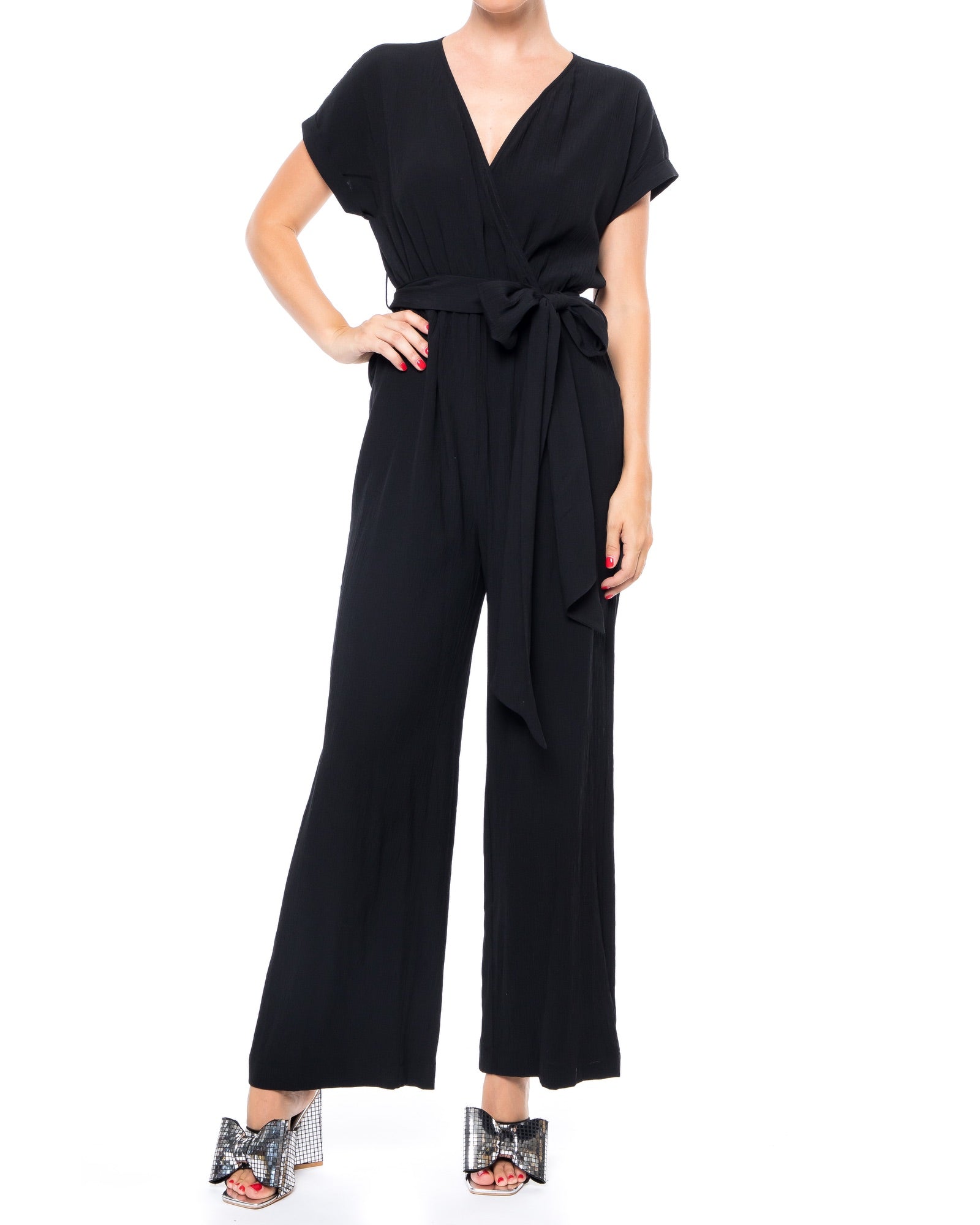  Meghan Los Angeles Wonderland Jump Suit - Black - Bonton