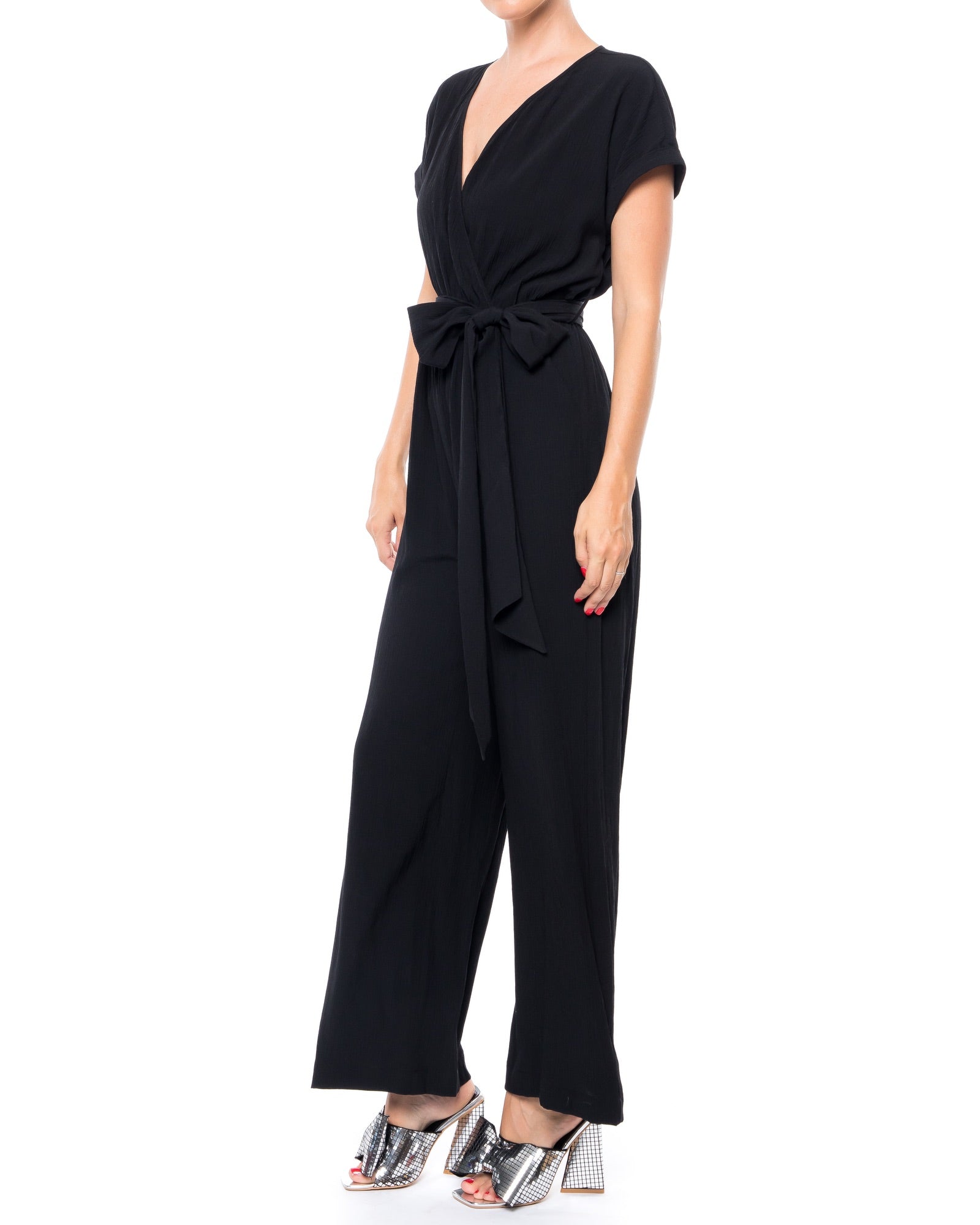  Meghan Los Angeles Wonderland Jump Suit - Black - Bonton