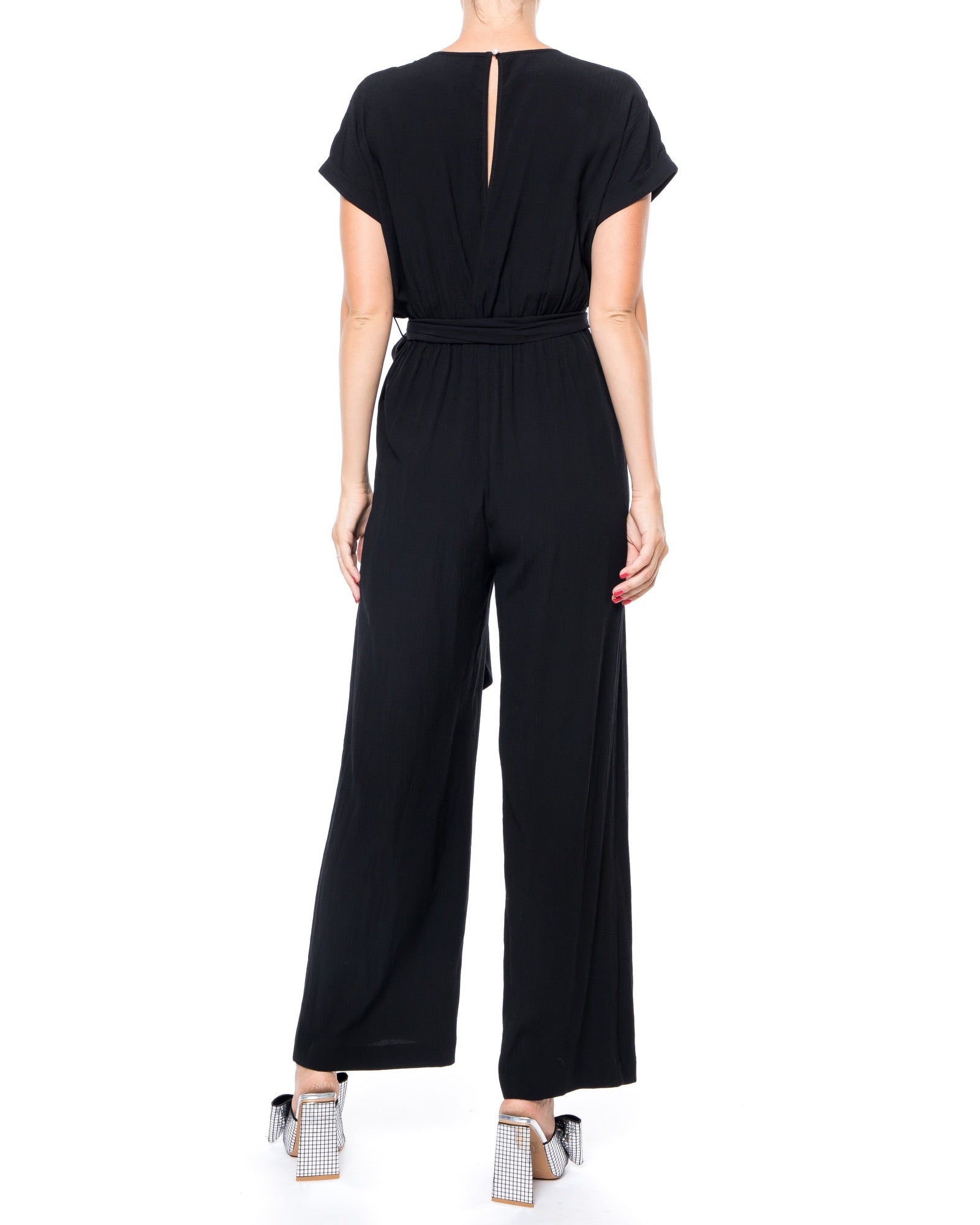  Meghan Los Angeles Wonderland Jump Suit - Black - Bonton