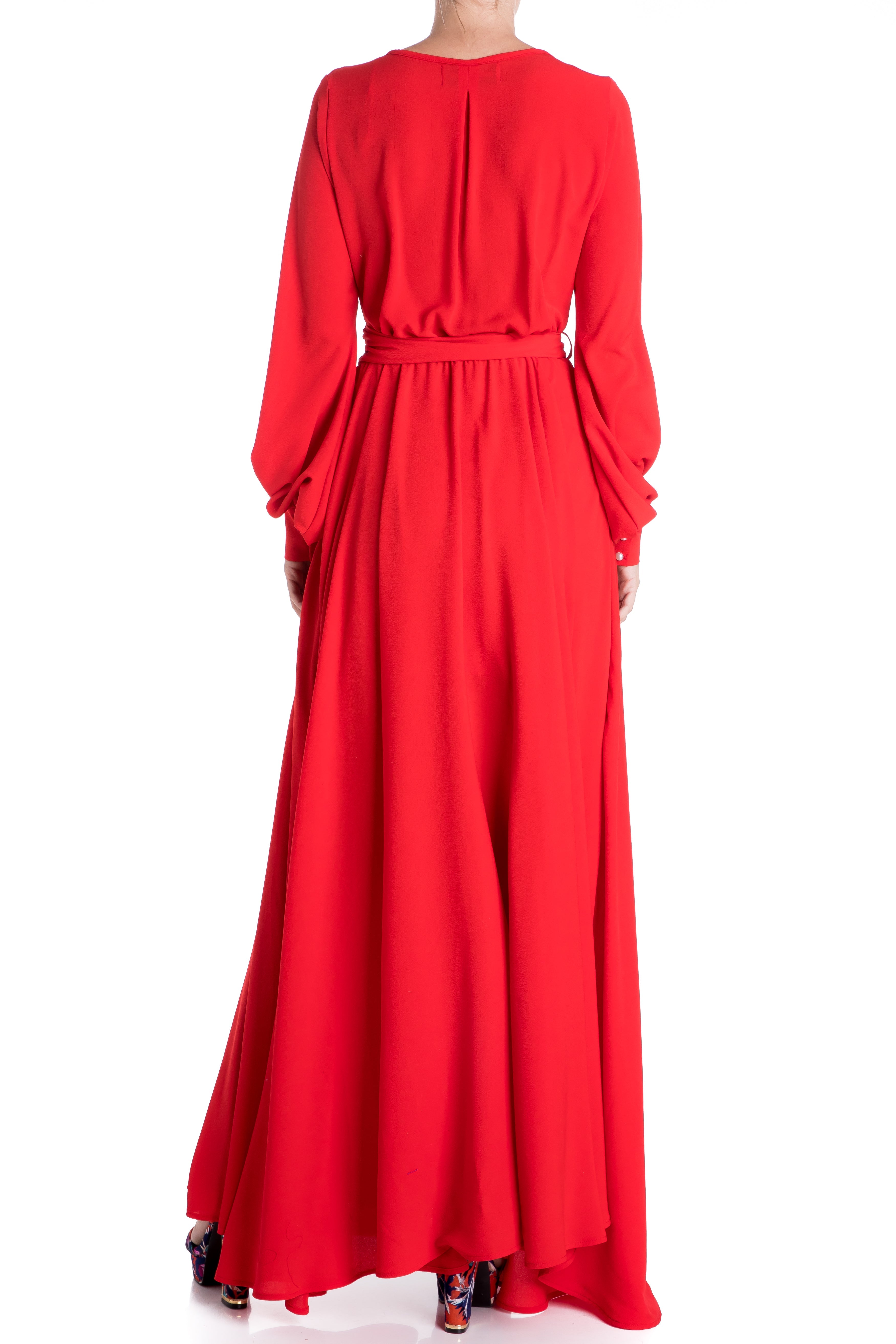  Meghan Los Angeles LilyPad Maxi Dress - Cherry - Bonton