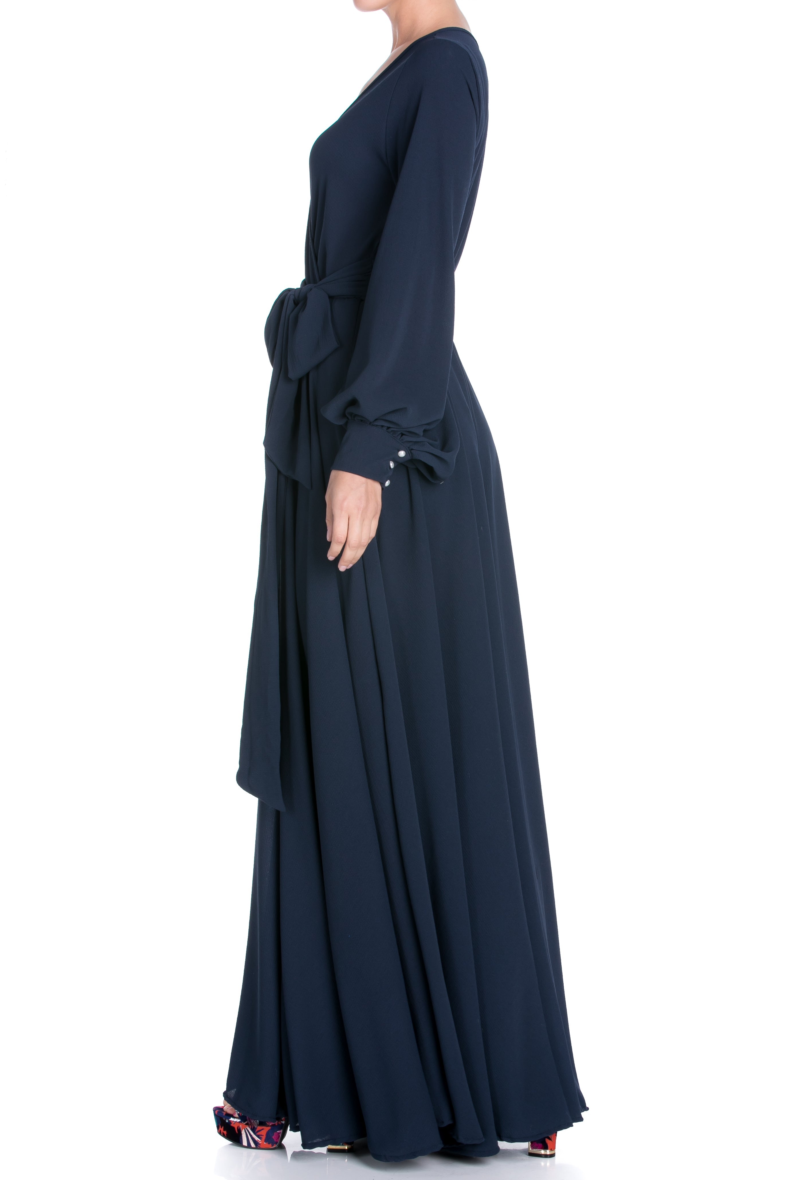  Meghan Los Angeles LilyPad Maxi Dress - Navy - Bonton