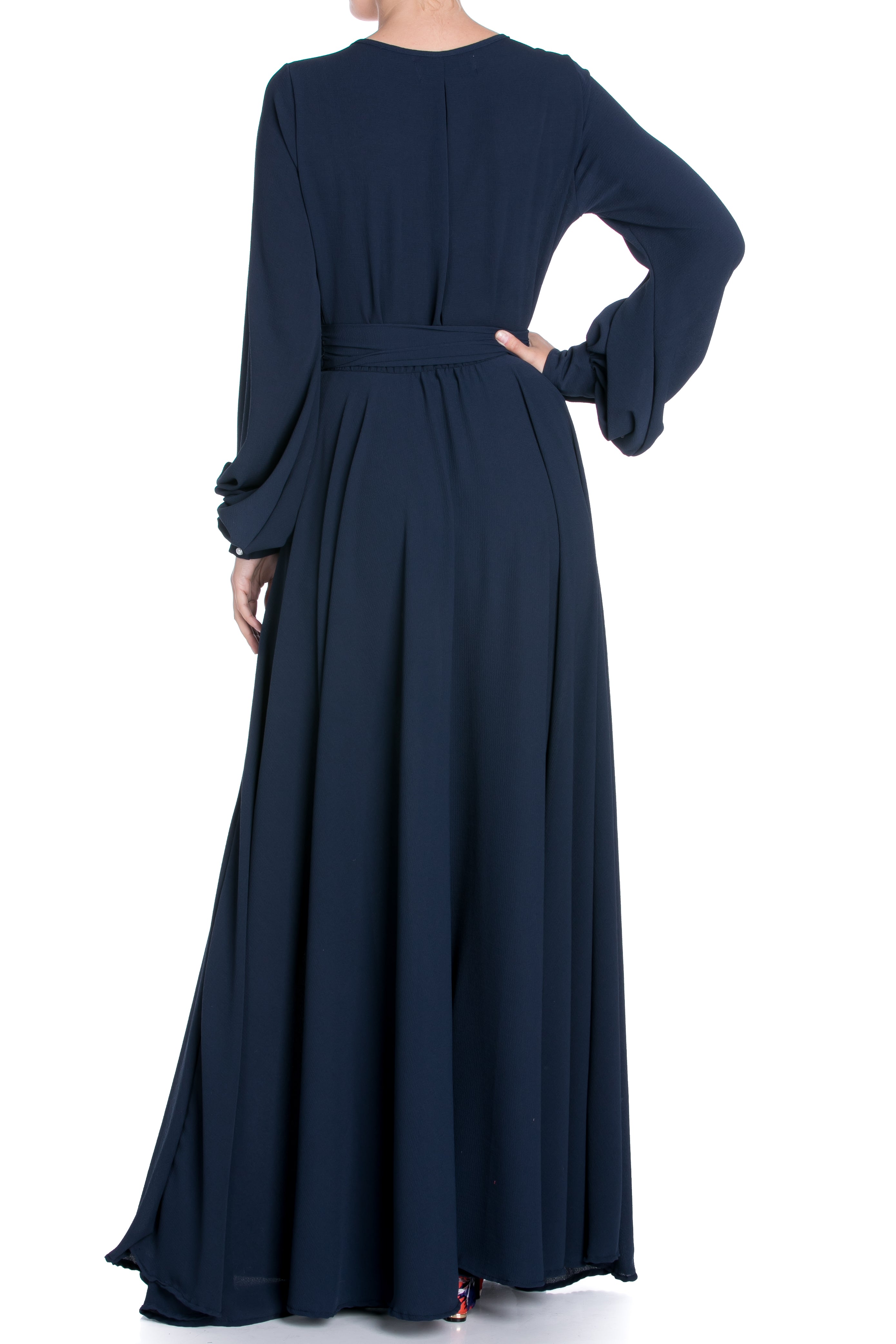  Meghan Los Angeles LilyPad Maxi Dress - Navy - Bonton