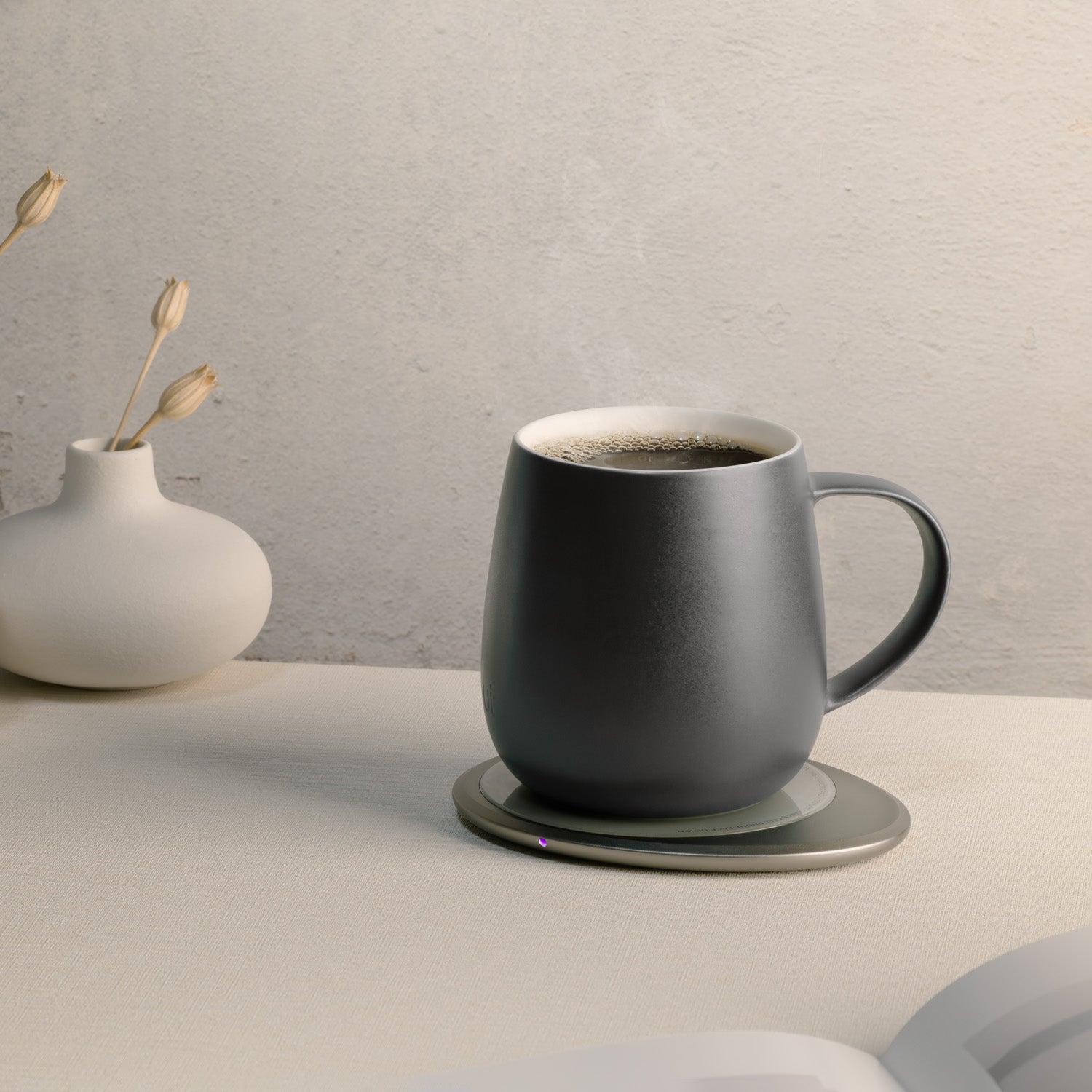  OHOM Ui 3 Self-Heating Mug Set - Inkstone Black - Bonton