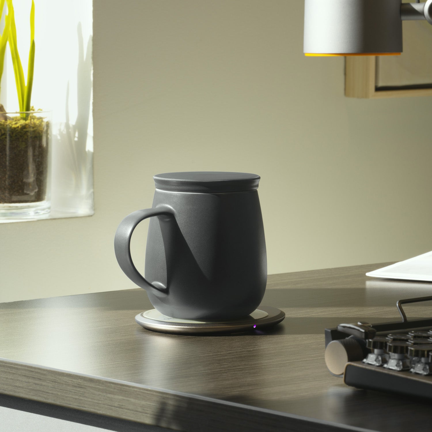  OHOM Ui 3 Self-Heating Mug Set - Inkstone Black - Bonton