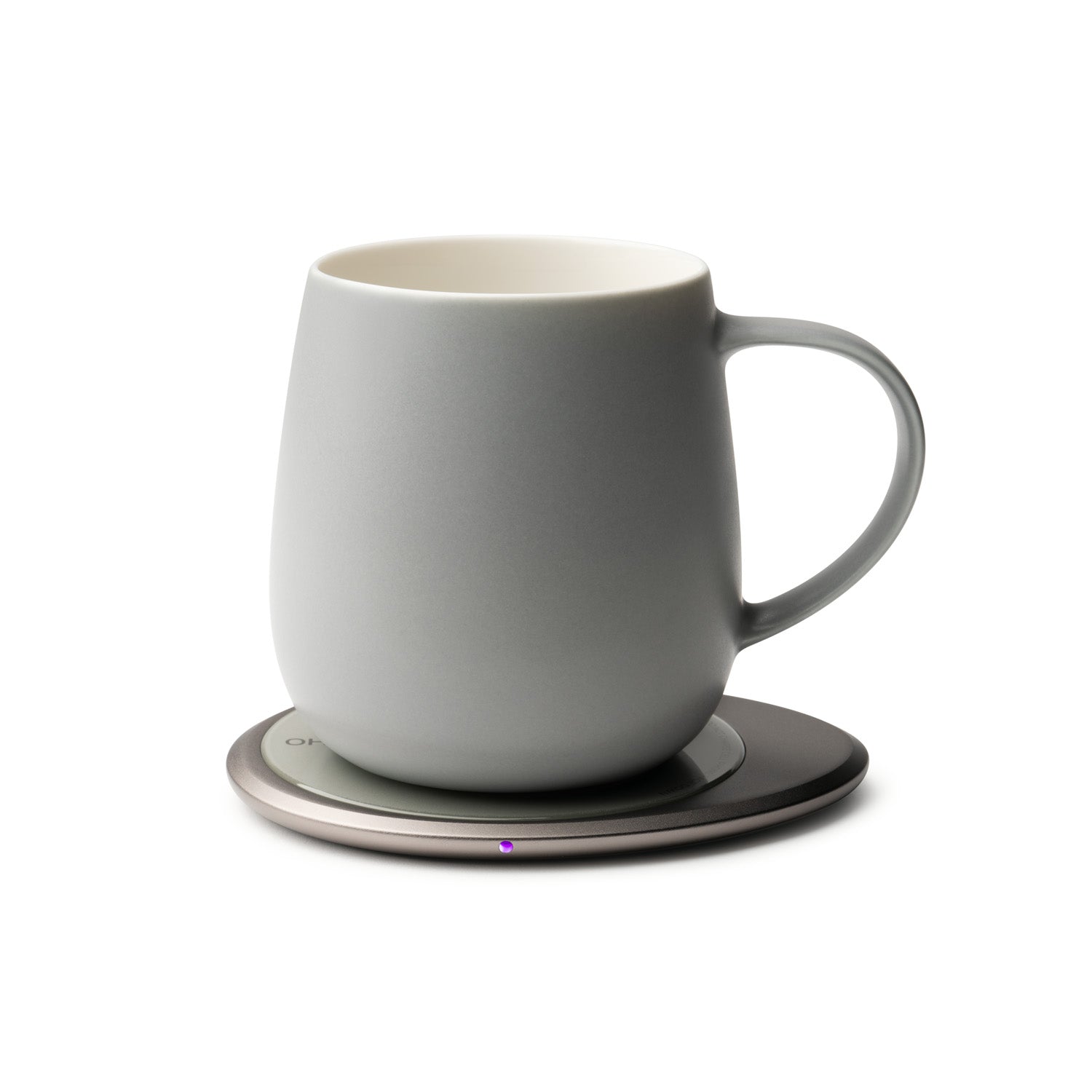  OHOM Ui 3 Self-Heating Mug Set - Soft Gray - Bonton