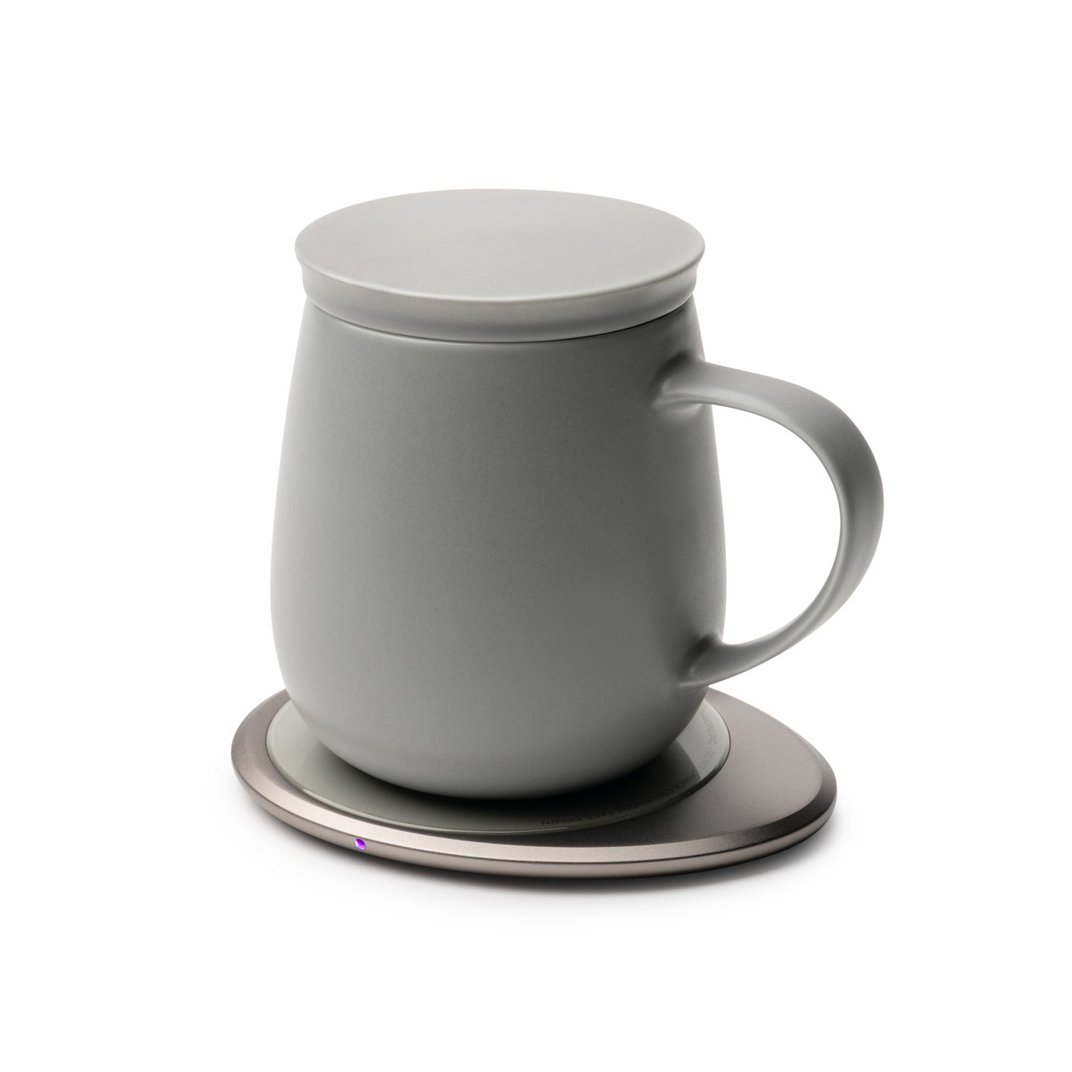  OHOM Ui 3 Self-Heating Mug Set - Soft Gray - Bonton