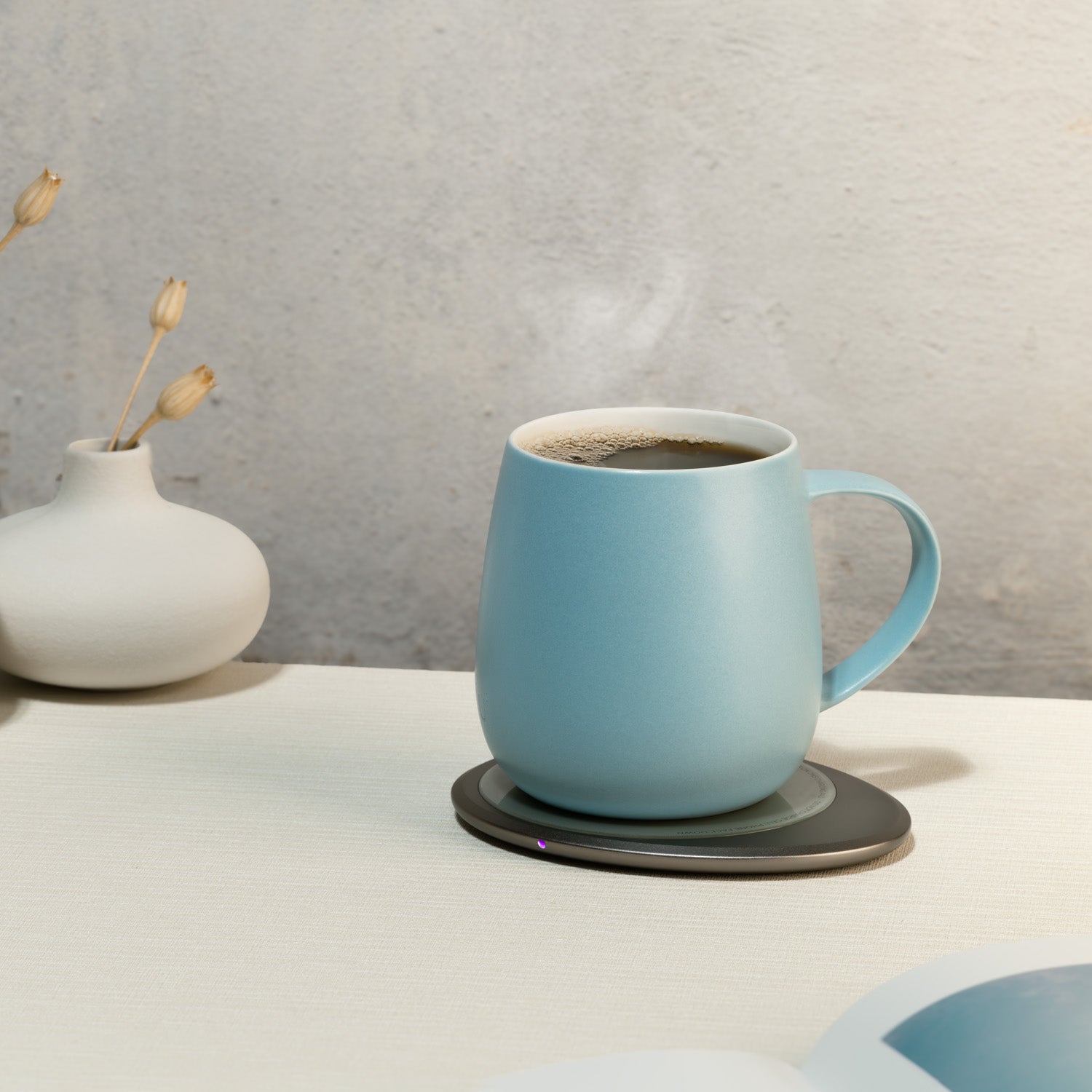  OHOM Ui 3 Self-Heating Mug Set - Moonmist Blue - Bonton