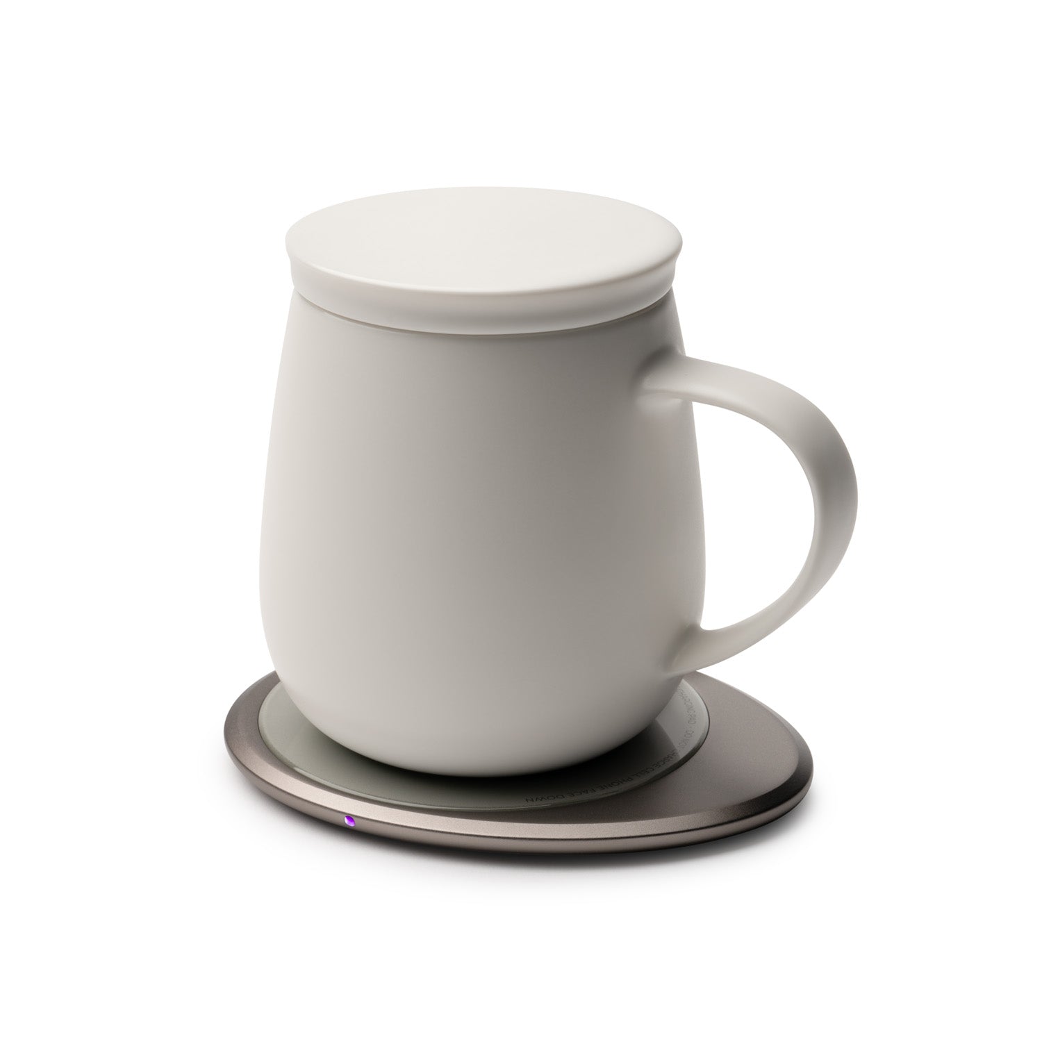  OHOM Ui 3 Self-Heating Mug Set - Jasmine White - Bonton