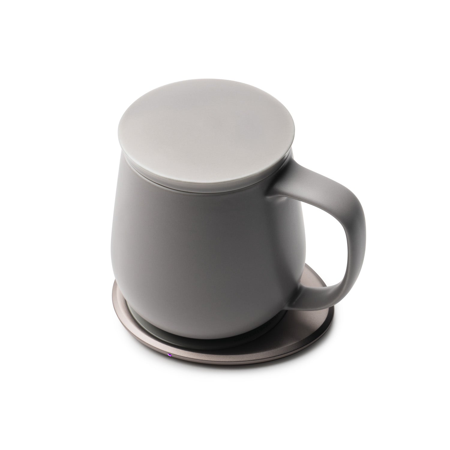  OHOM Ui+ Self-Heating Mug Set - Soft Gray - Bonton