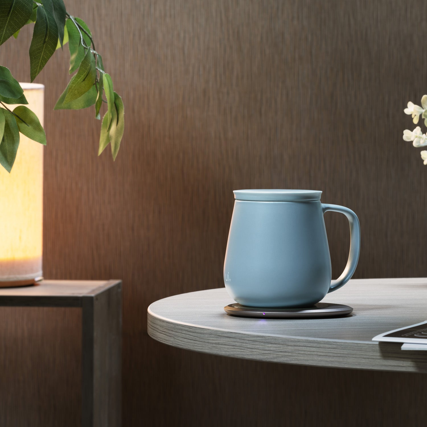  OHOM Ui+ Self-Heating Mug Set - Moonmist Blue - Bonton