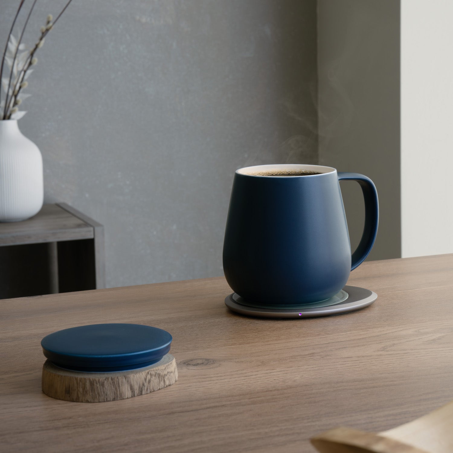  OHOM Ui+ Self-Heating Mug Set - Deep Navy - Bonton