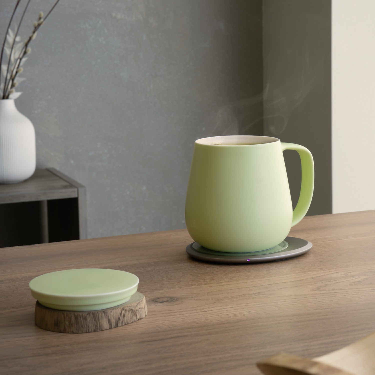  OHOM Ui+ Self-Heating Mug Set - Verde Green - Bonton