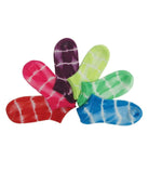 Tie Dye Low-Cut Athletic Socks 6-Pack Asst Colors