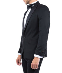 Tuxedo Separates Peak Lapel Tuxedo Jacket Black