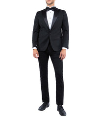 Tuxedo Separates Peak Lapel Tuxedo Jacket Black