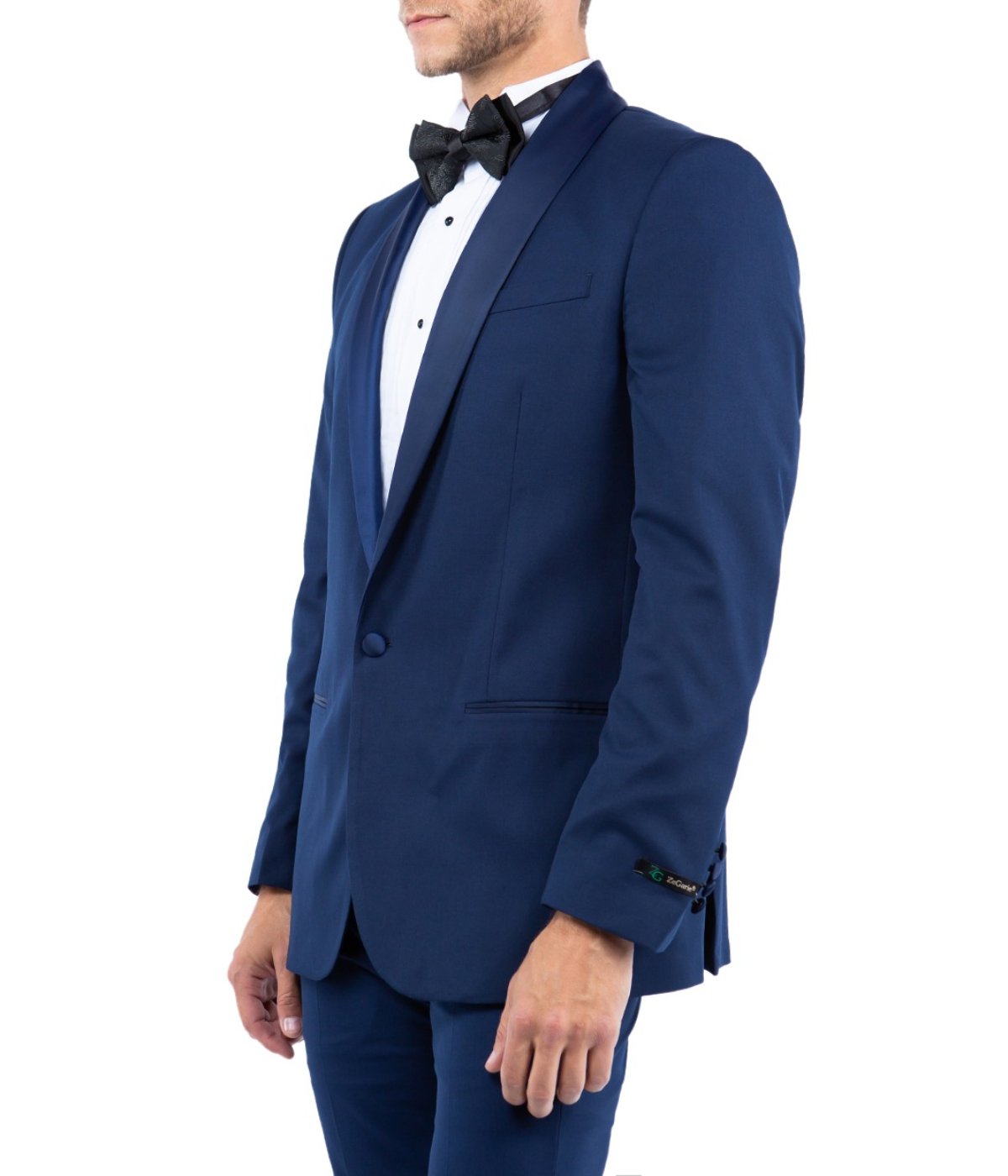  Tuxedo Separates Shawl Collar Tuxedo Jacket Navy - Navy - Bonton