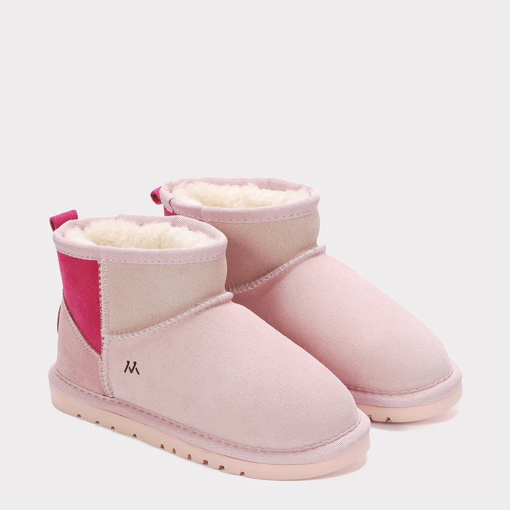  Mykos Kora Short Youth Pull-on Boot - Multi Pink - Bonton