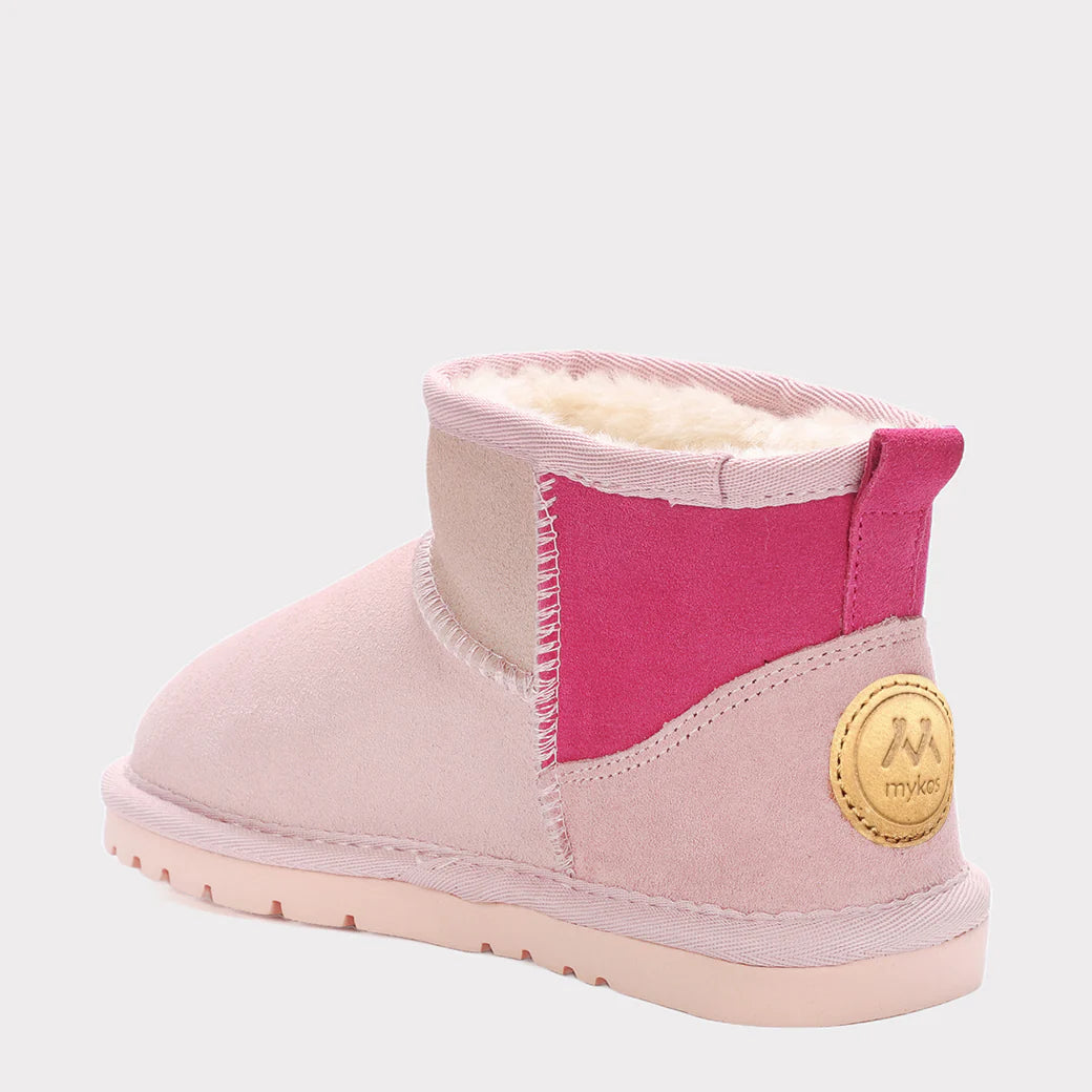  Mykos Kora Short Youth Pull-on Boot - Multi Pink - Bonton