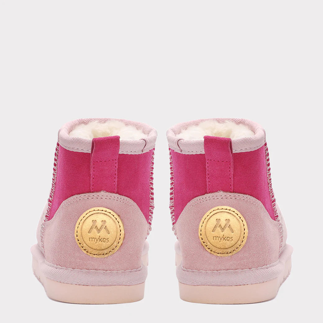  Mykos Kora Short Youth Pull-on Boot - Multi Pink - Bonton