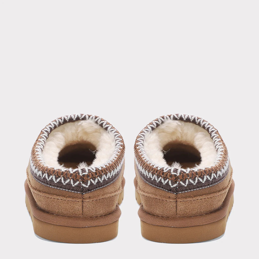  Mykos Jules Youth Slip-on Clog Slipper - Sand Wool - Bonton