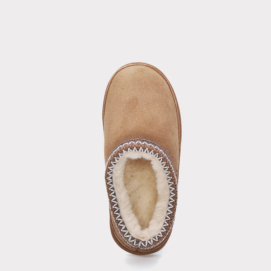  Mykos Jules Youth Slip-on Clog Slipper - Sand Wool - Bonton
