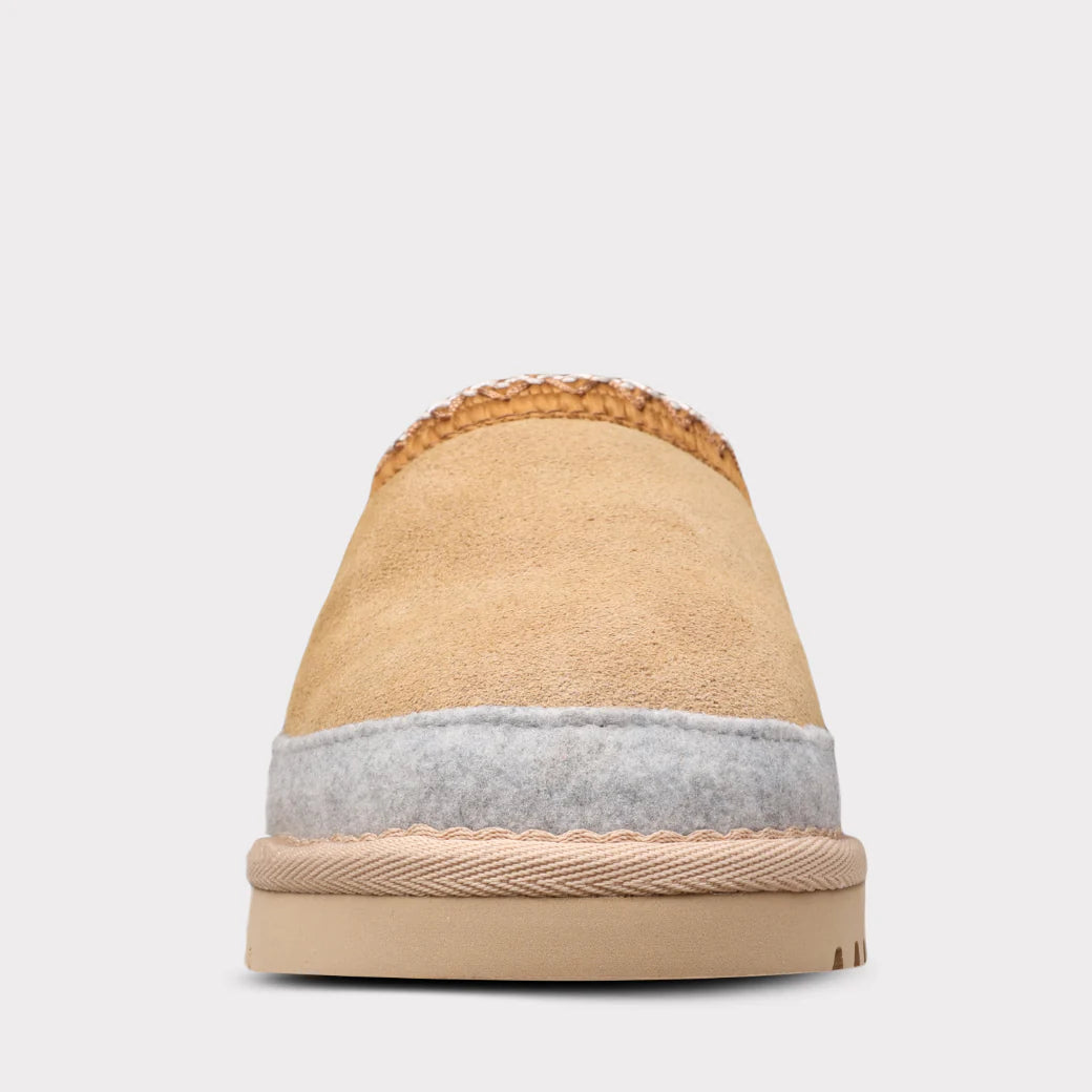  Mykos Jules Youth Slip-on Clog Slipper - Sand Wool - Bonton
