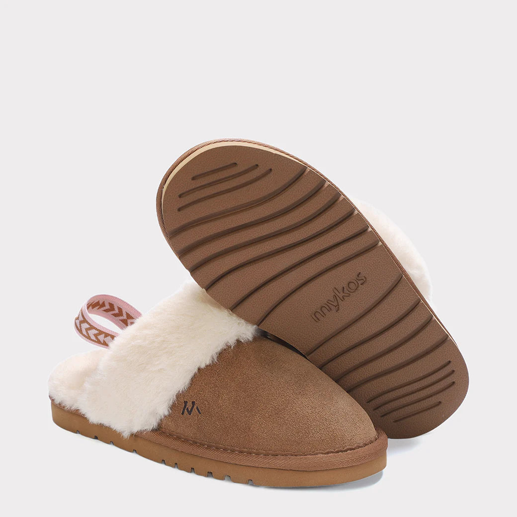  Mykos Lia Youth Slip-on Slipper - Light Blue - Bonton