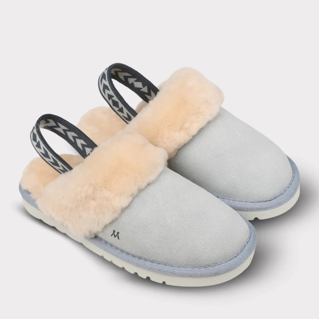  Mykos Lia Youth Slip-on Slipper - Light Blue - Bonton