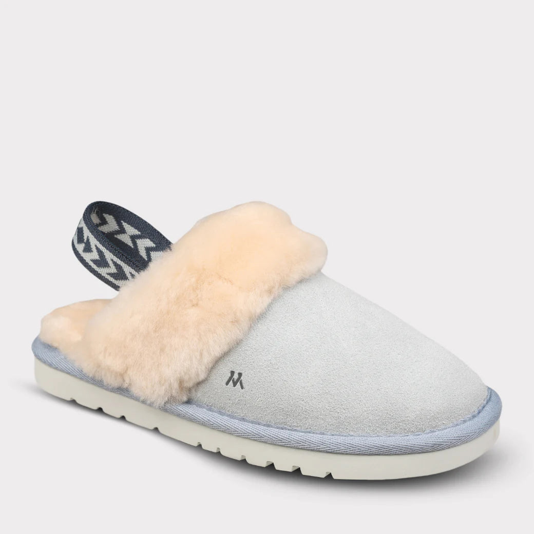  Mykos Lia Youth Slip-on Slipper - Light Blue - Bonton