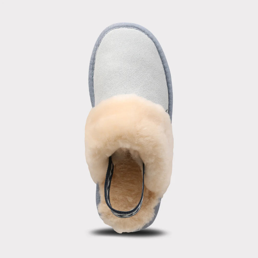  Mykos Lia Youth Slip-on Slipper - Light Blue - Bonton