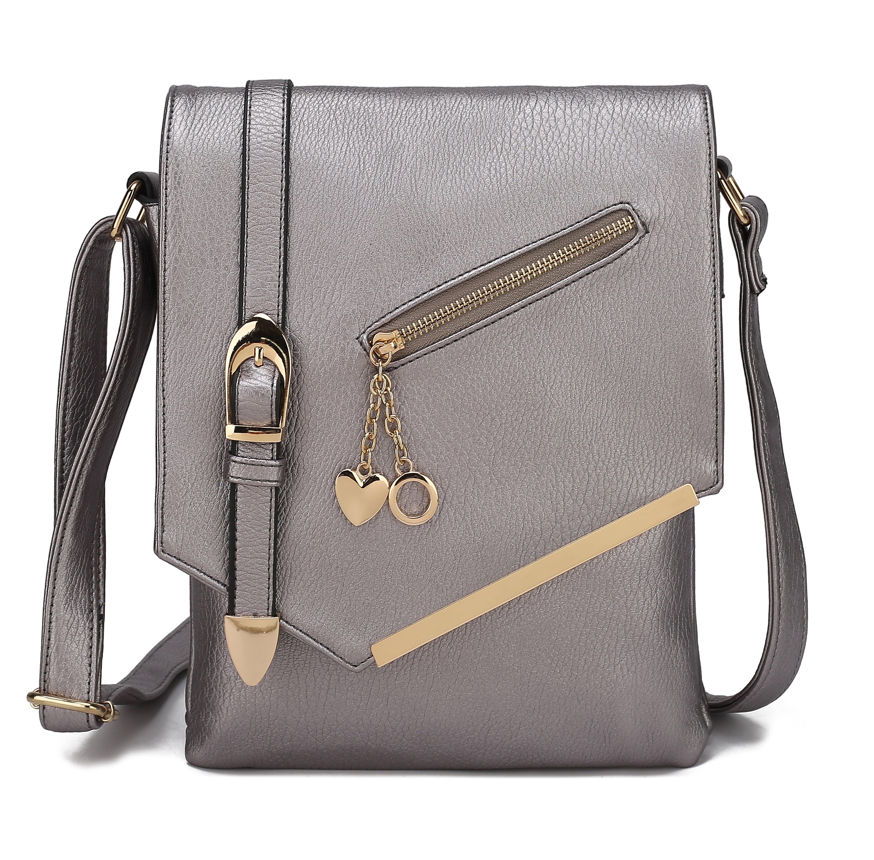  MKF Collection Jasmine Crossbody Bag - Black - Bonton