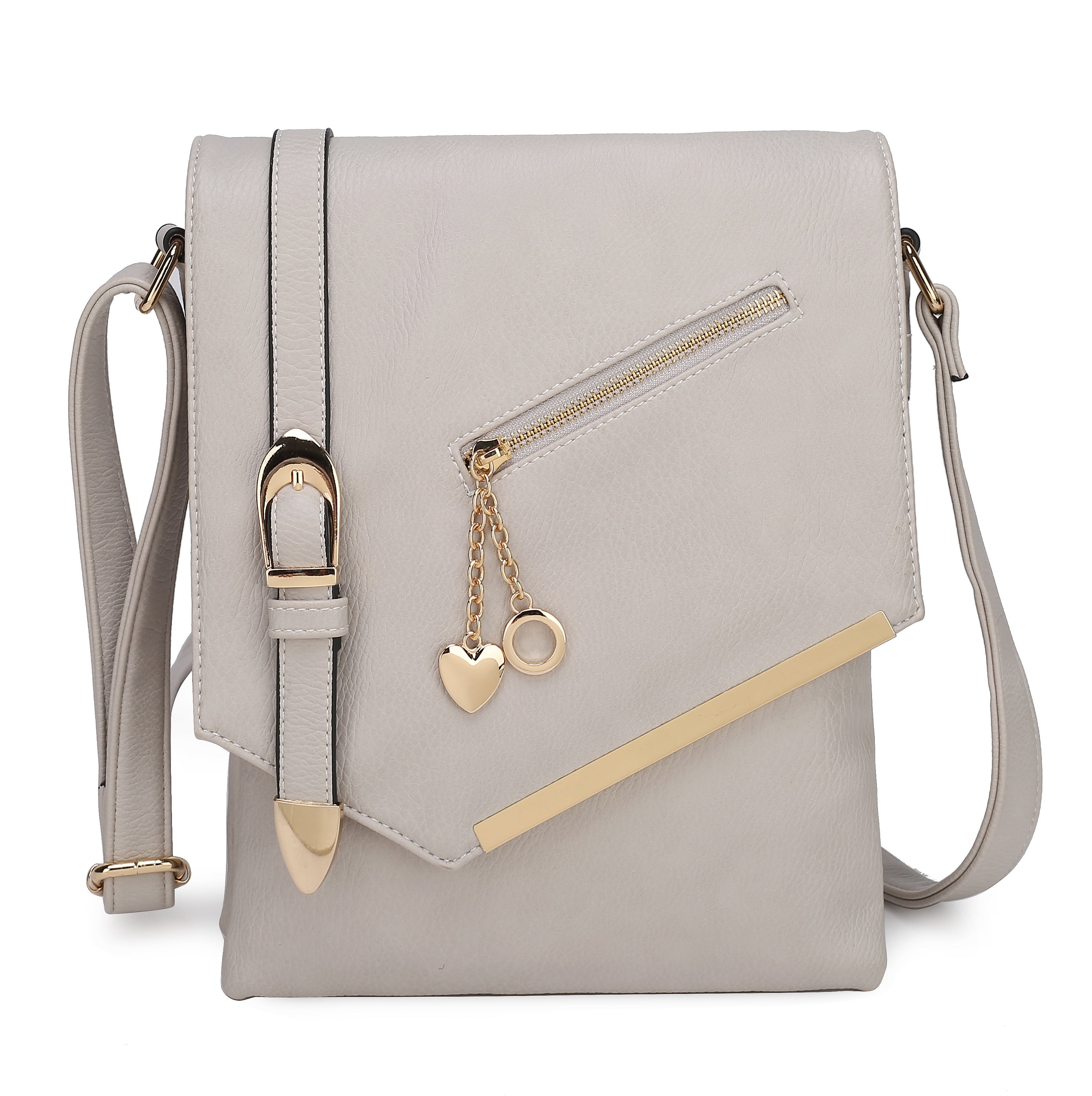  MKF Collection Jasmine Crossbody Bag - Beige - Bonton