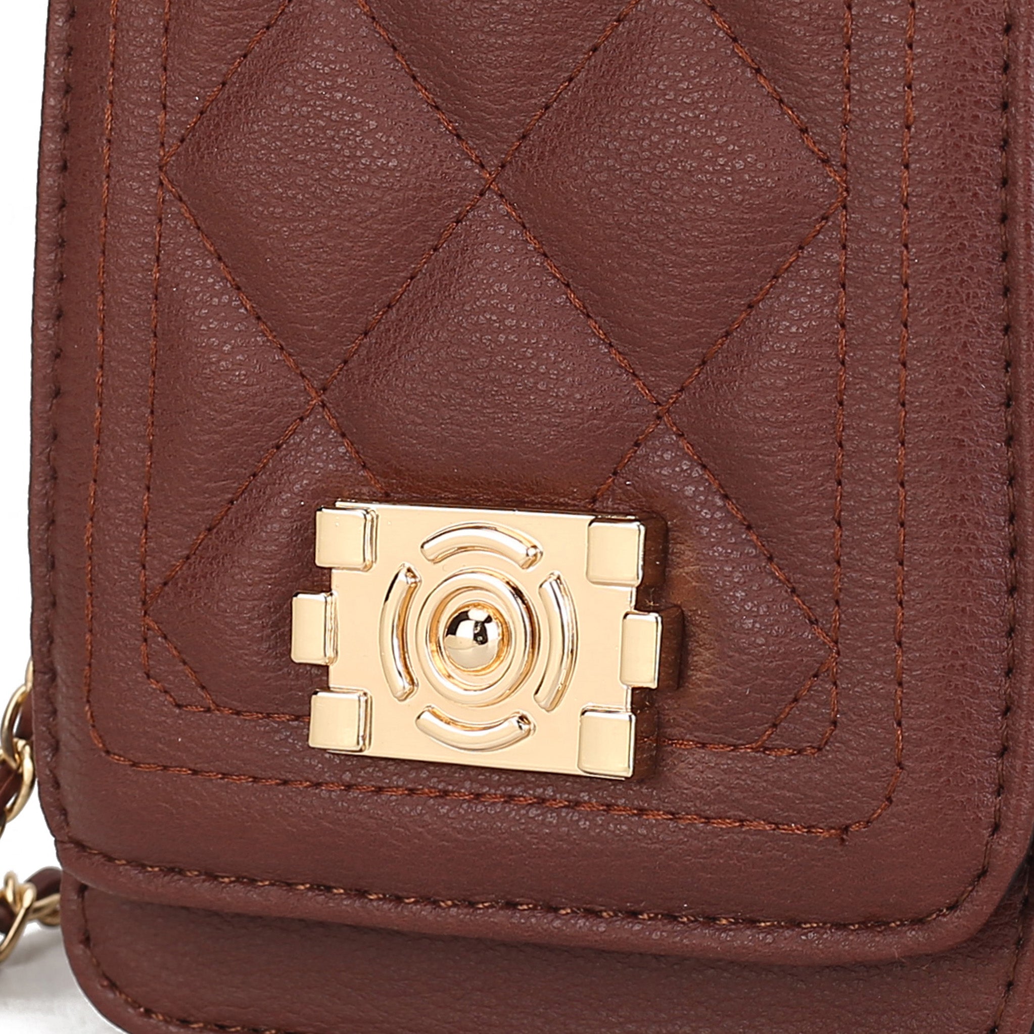  MKF Collection Gemma Crossbody Bag - Brown - Bonton
