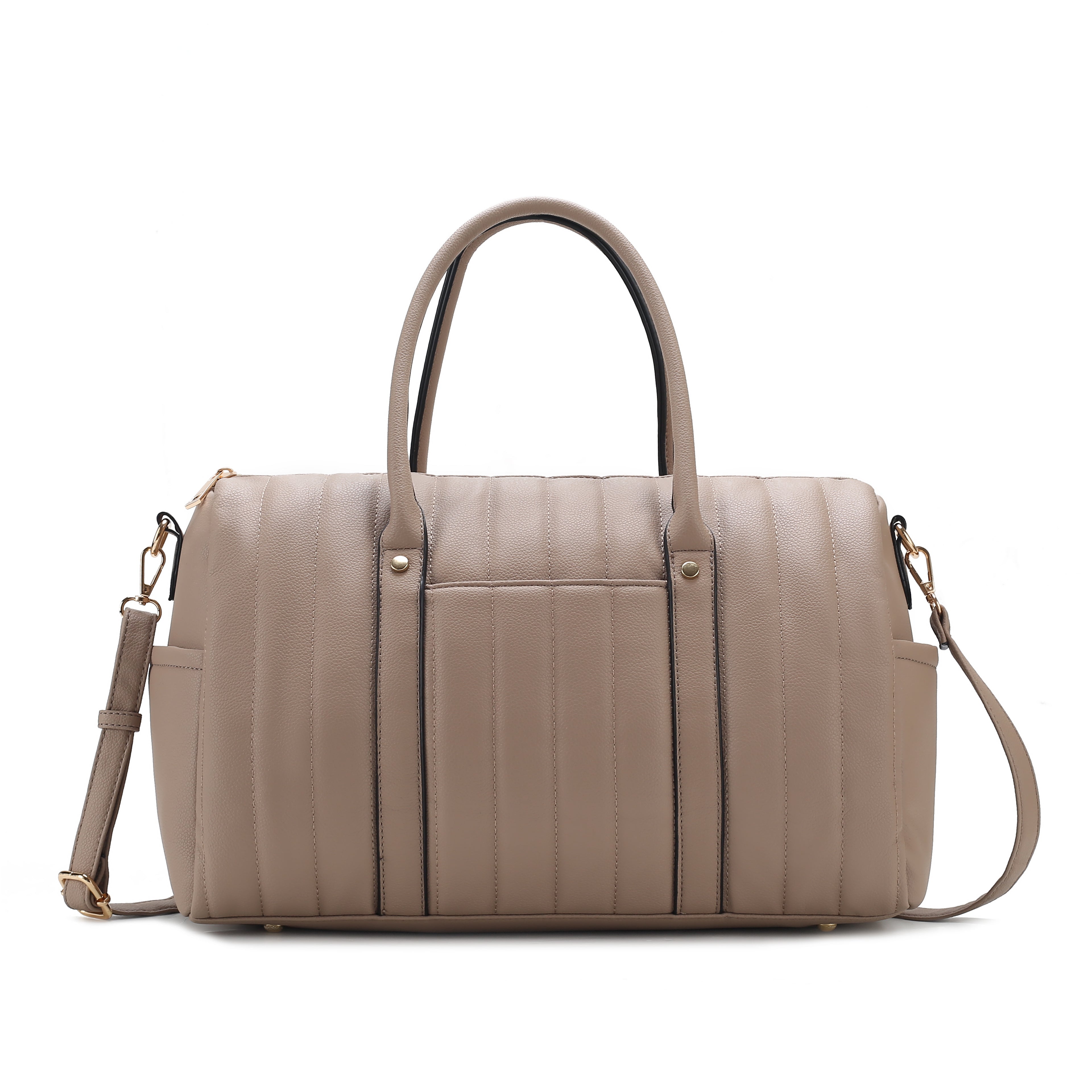  MKF Collection Luana Weekender Bag - Beige - Bonton