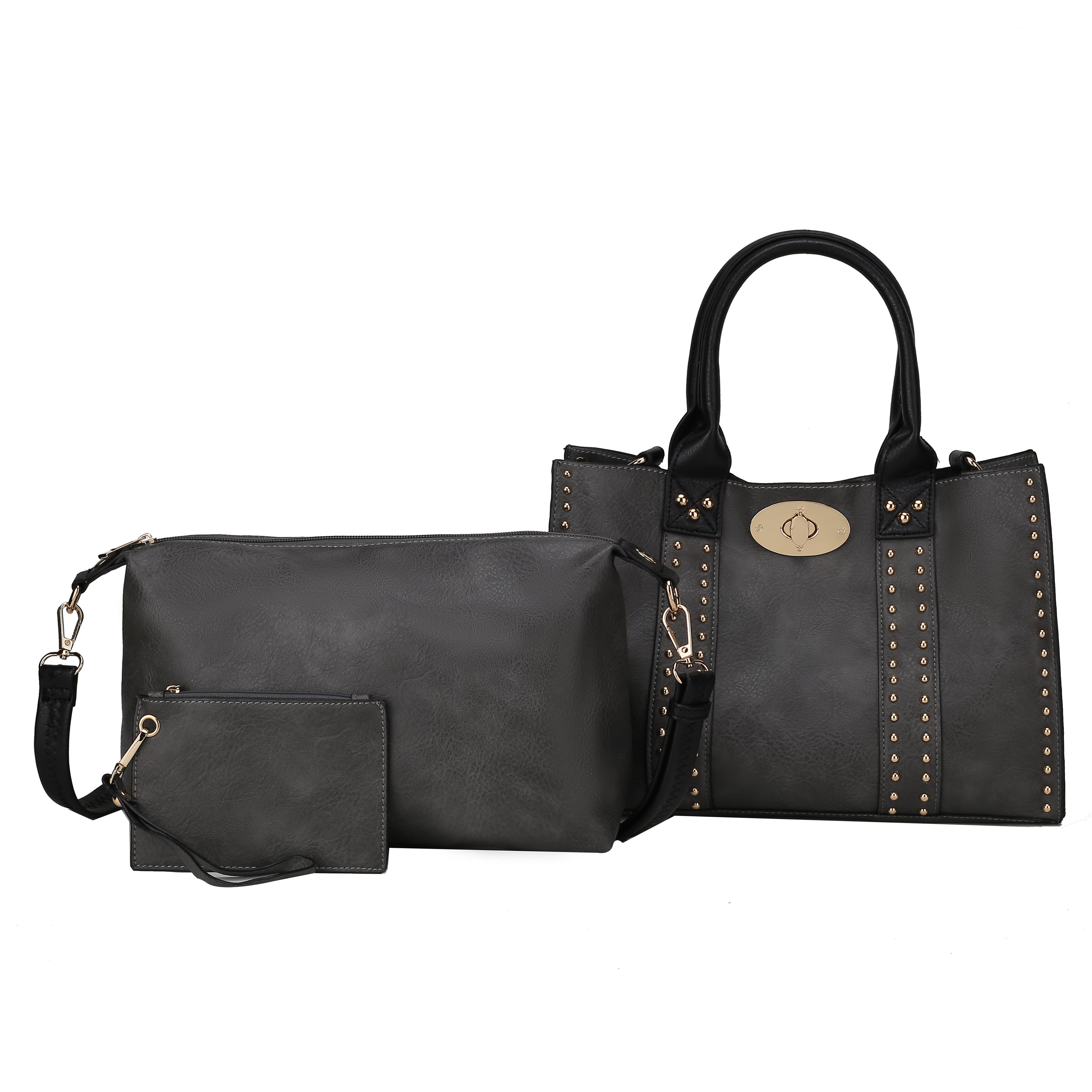  MKF Collection Elissa Shoulder Bag and Set - Cognac Brown - Bonton