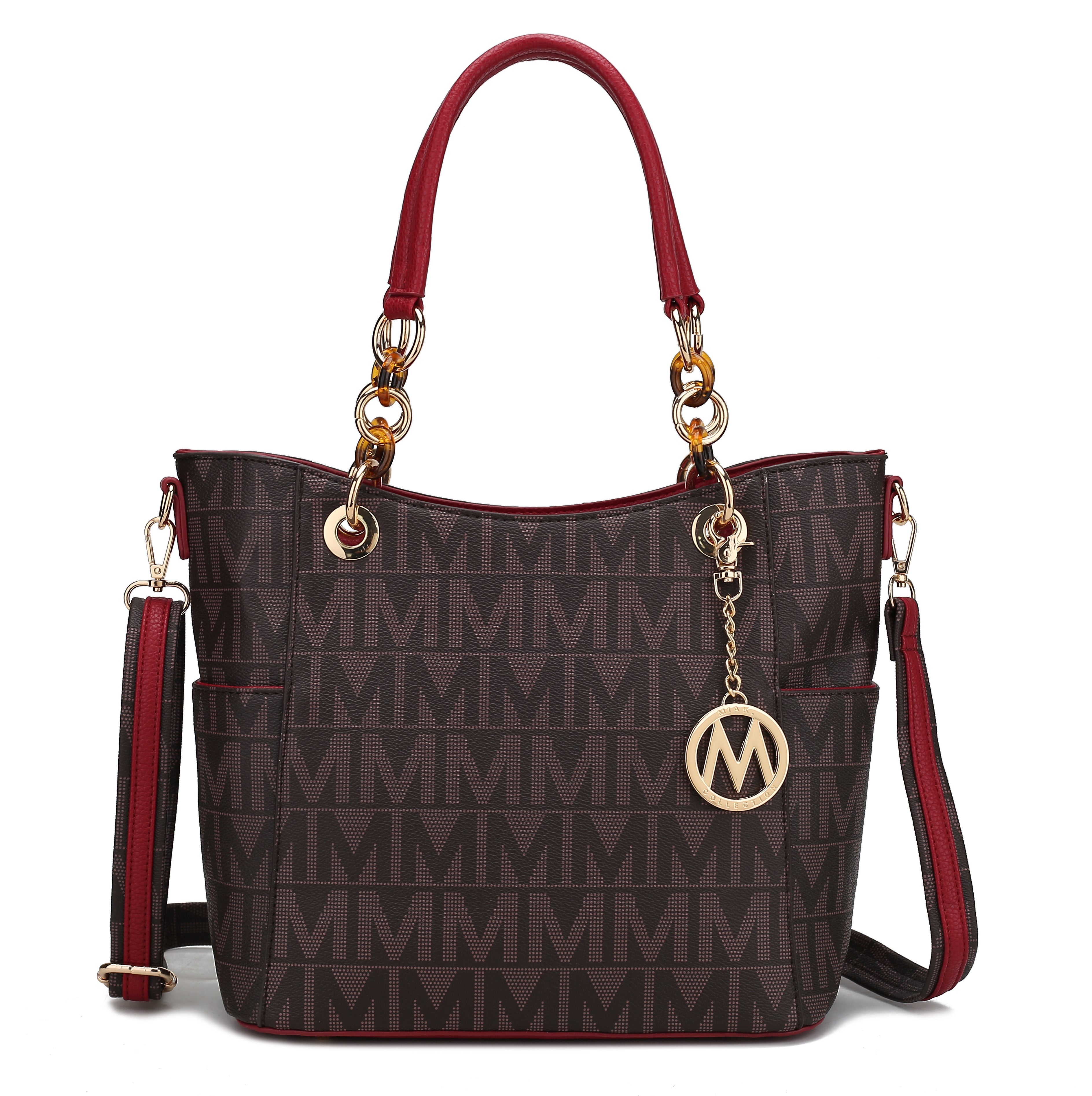  MKF Collection Kissaten Signature Tote Bag - Red - Bonton