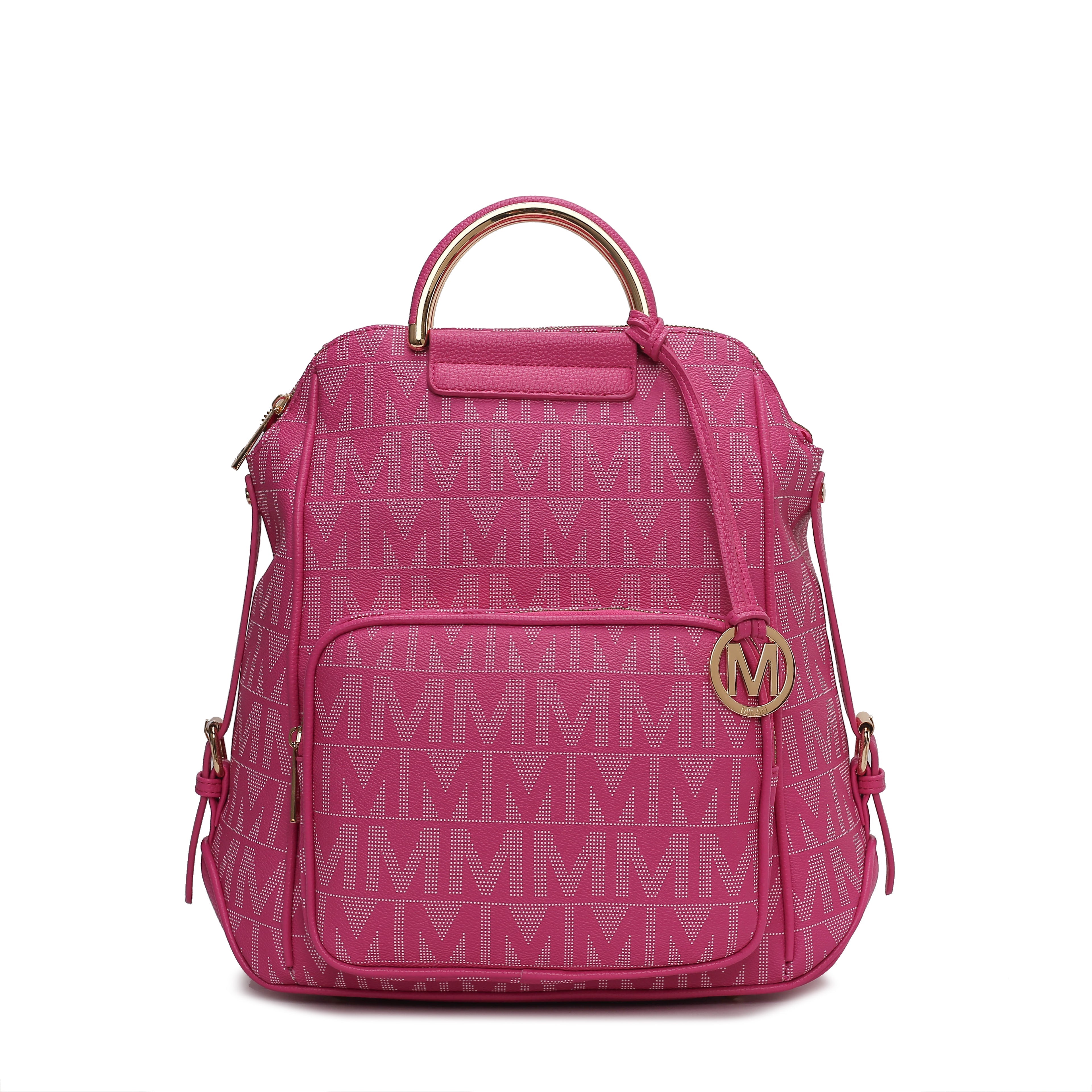  MKF Collection Cora Signature Backpack - Red - Bonton