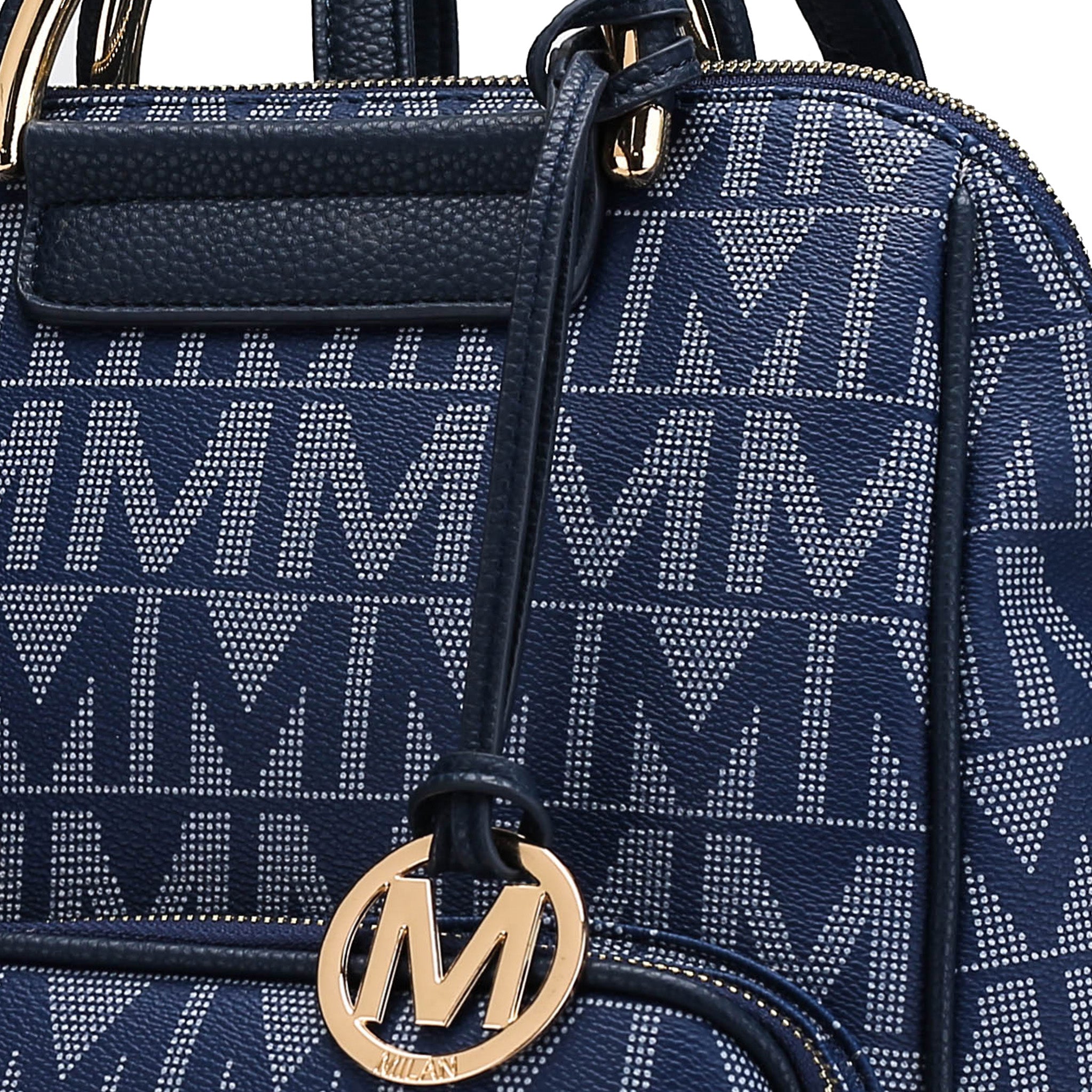  MKF Collection Cora Signature Backpack - Red - Bonton