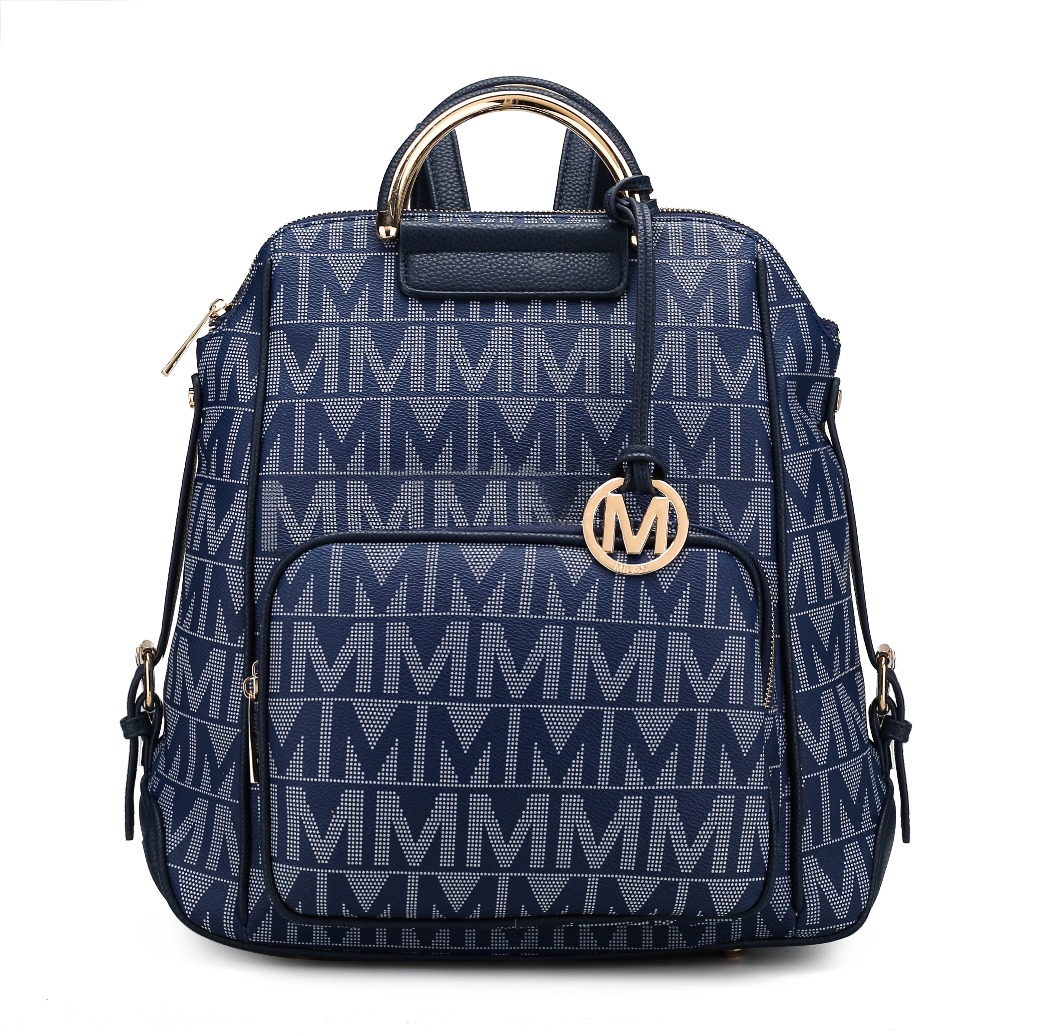  MKF Collection Cora Signature Backpack - Red - Bonton