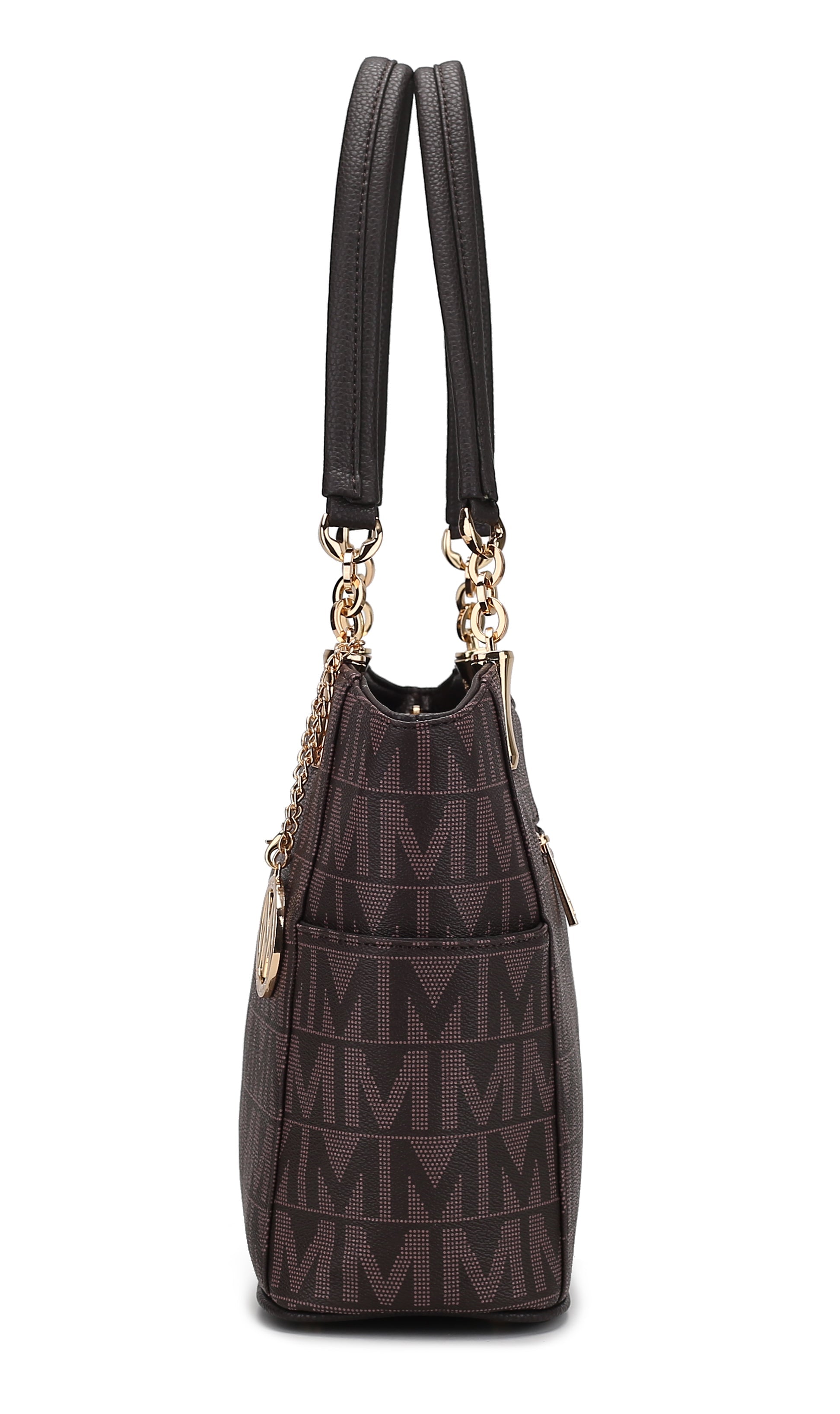  MKF Collection Braylee Signature Tote Bag - Black - Bonton