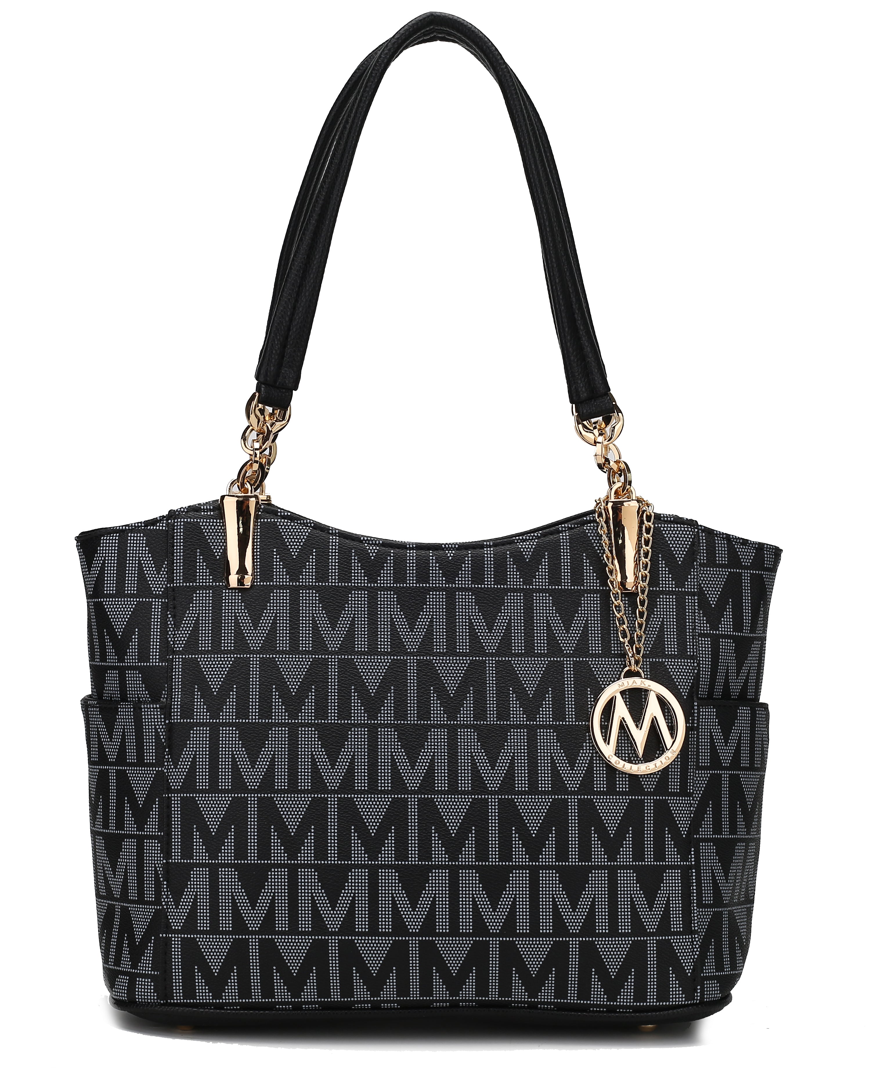  MKF Collection Braylee Signature Tote Bag - Black - Bonton